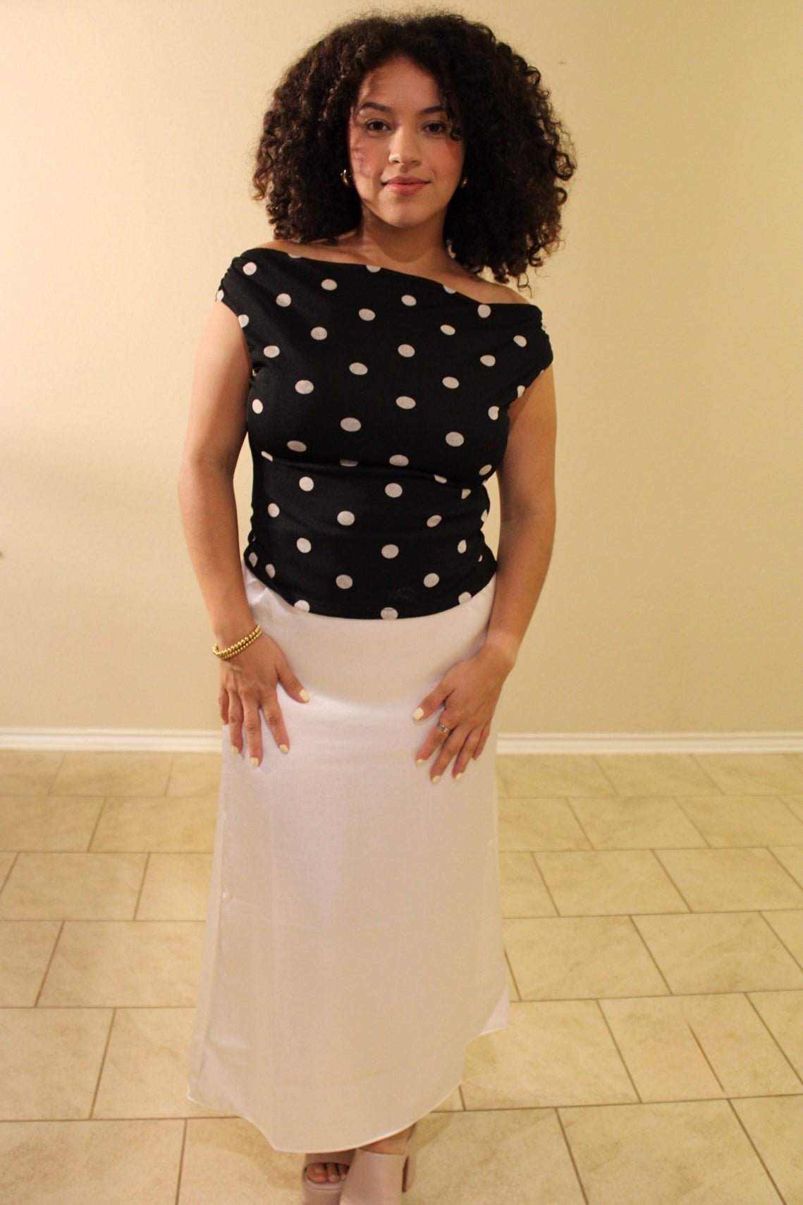 Brielle Satin Skirt