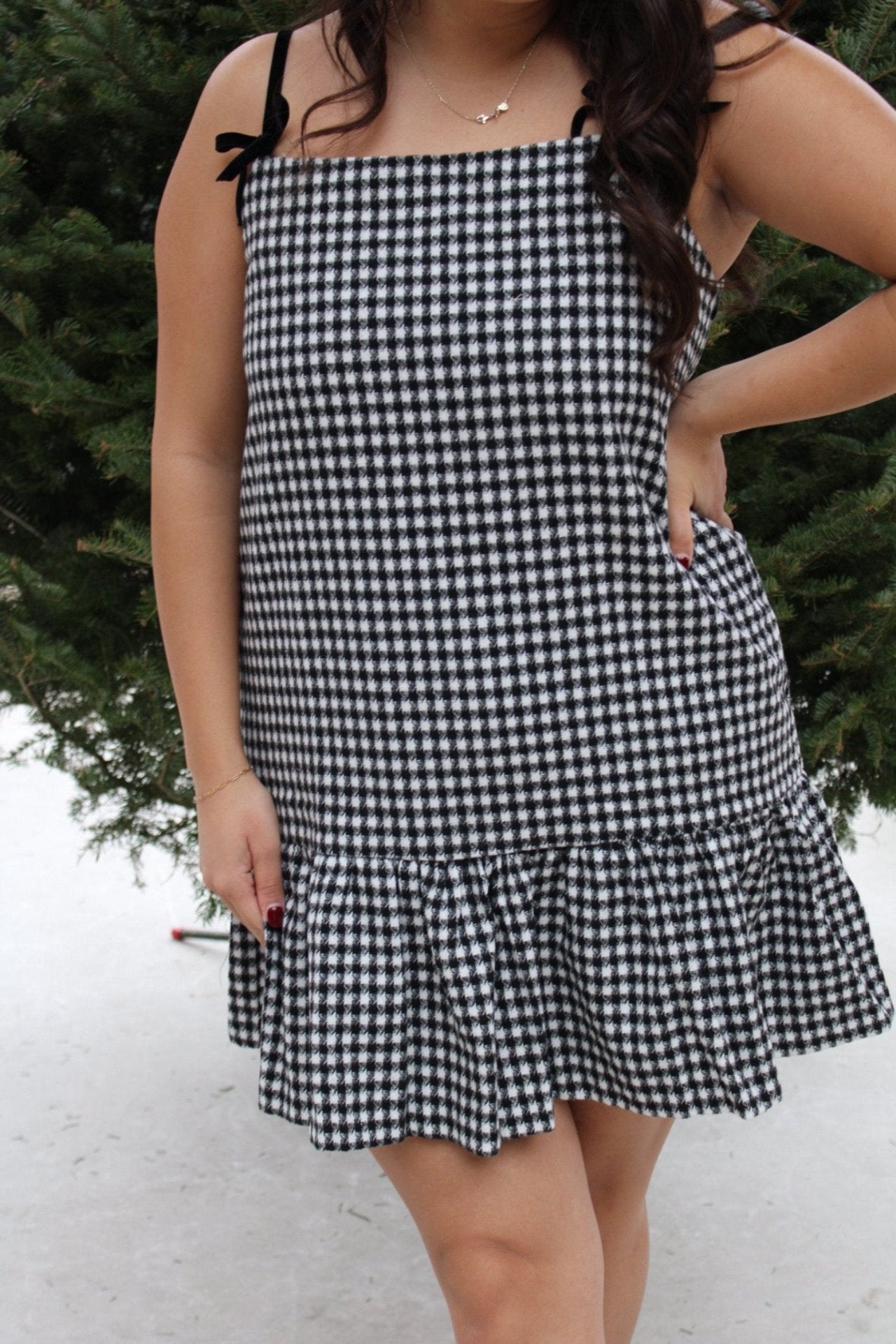 Ribbon Ruffle Dress