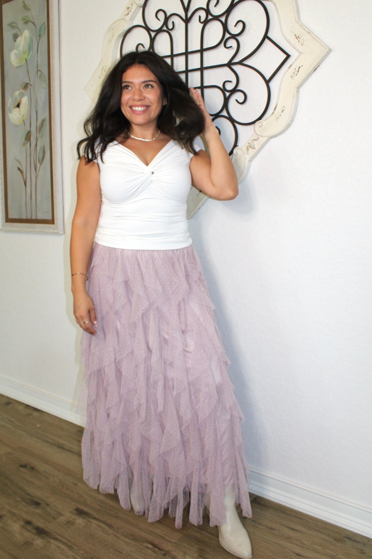 Danyel Ruffled Maxi Skirt