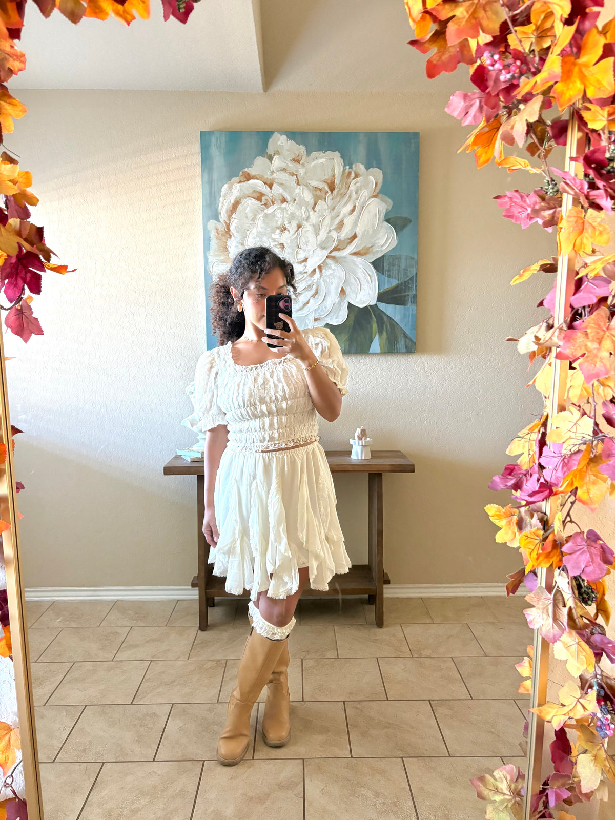 Juliet Ruffle Lace Skirt