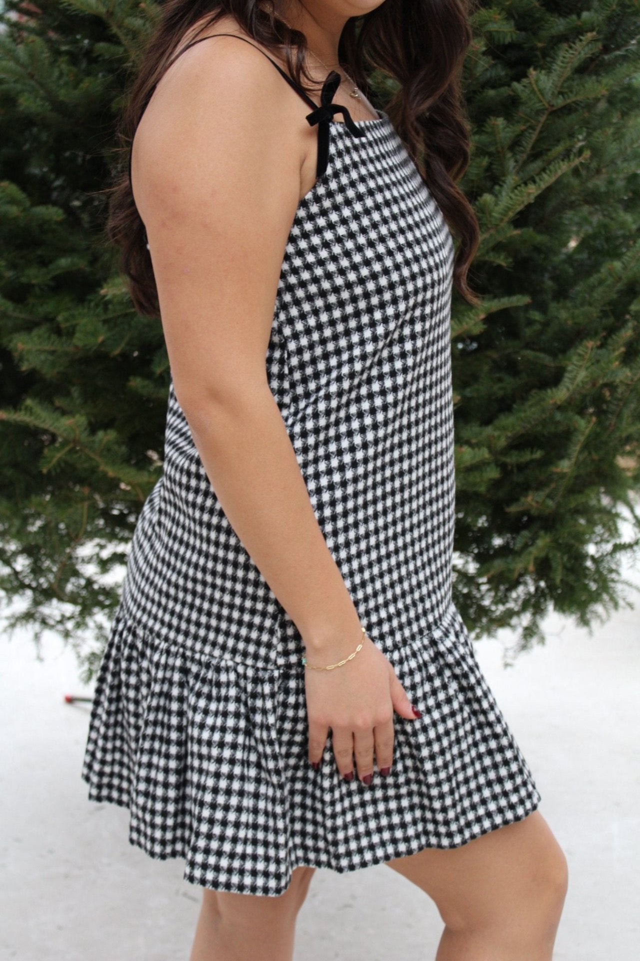 Ribbon Ruffle Dress