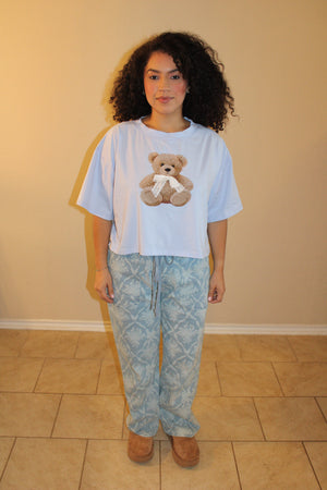 Juliette Teddy Bear Bow Tee