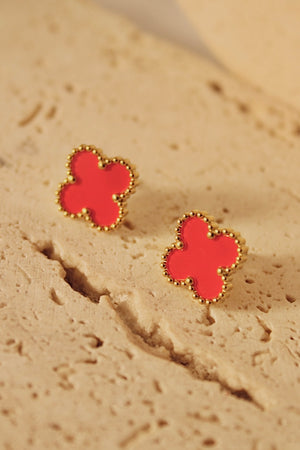 Lexus Vintage Clover Stud Earrings