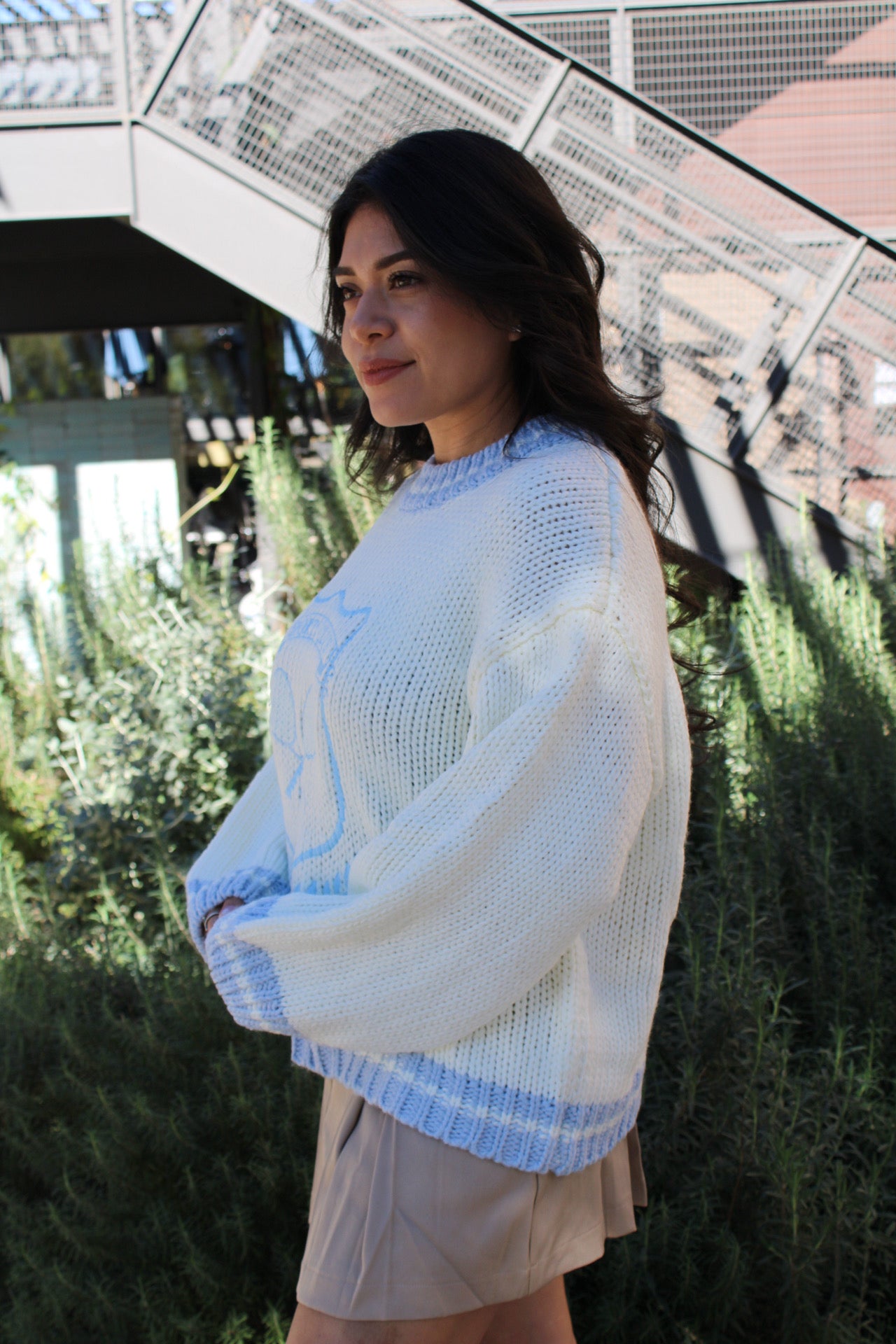 Sport Knitted Stitch Sweater