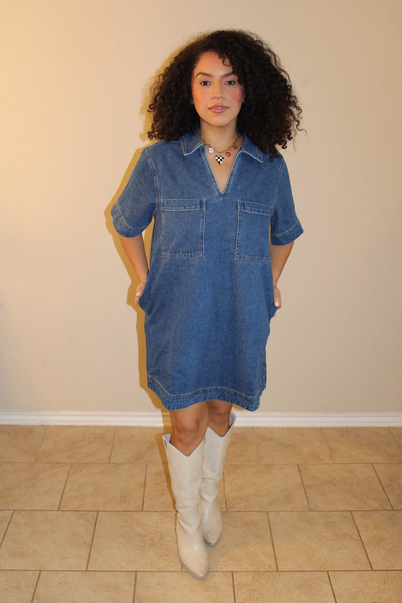 Tess Denim Dress