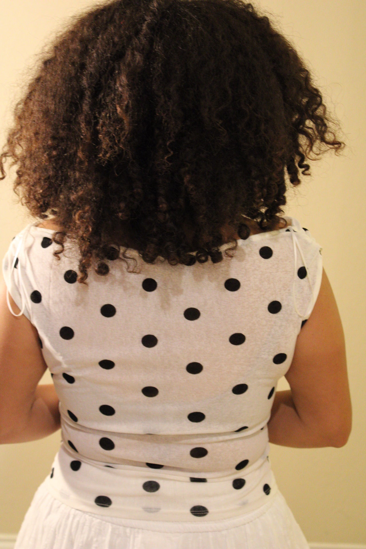 Carli Classic Polka Dot Cowl Neck Top