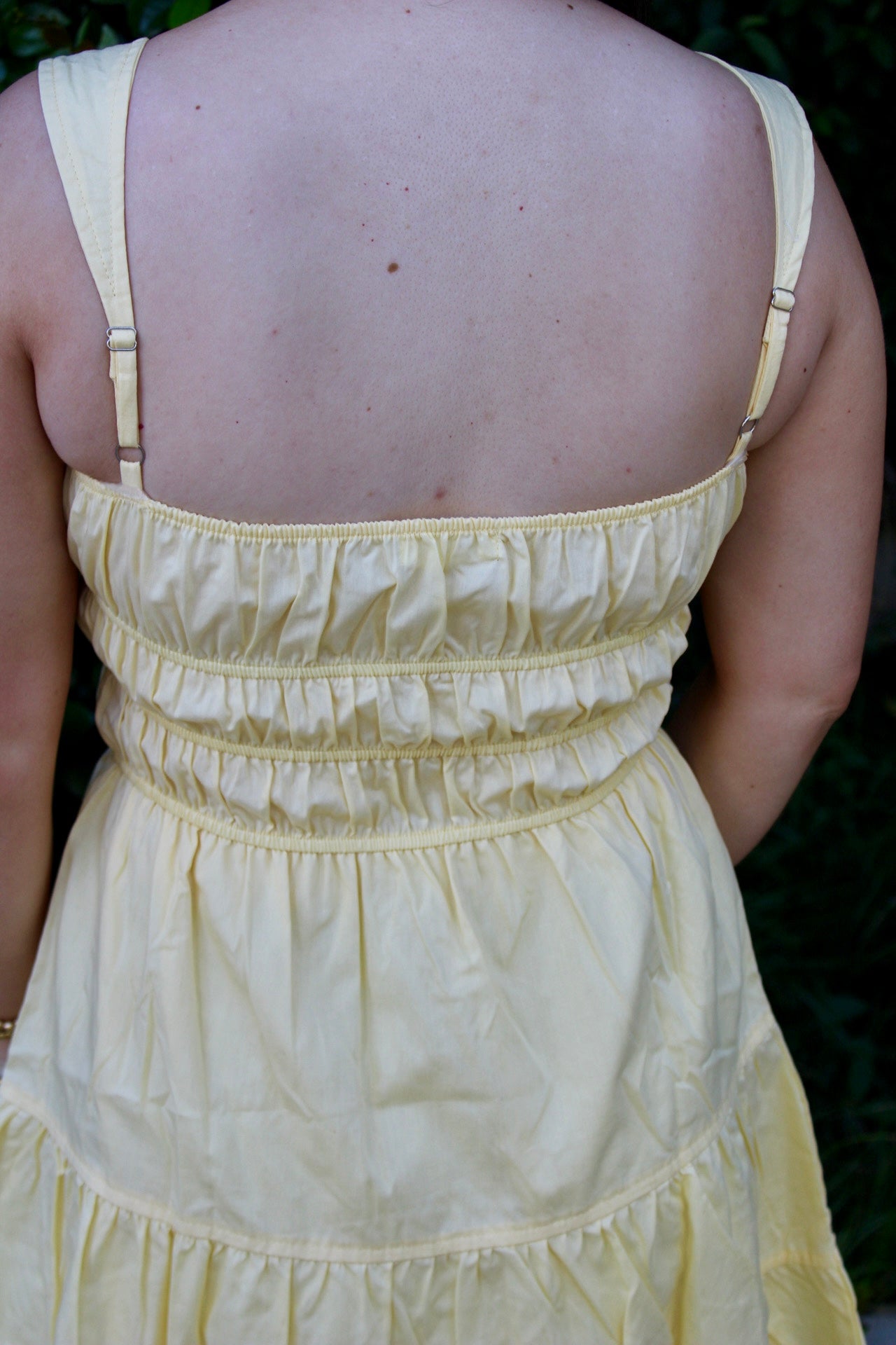 Honey Glow A Line Mini Dress