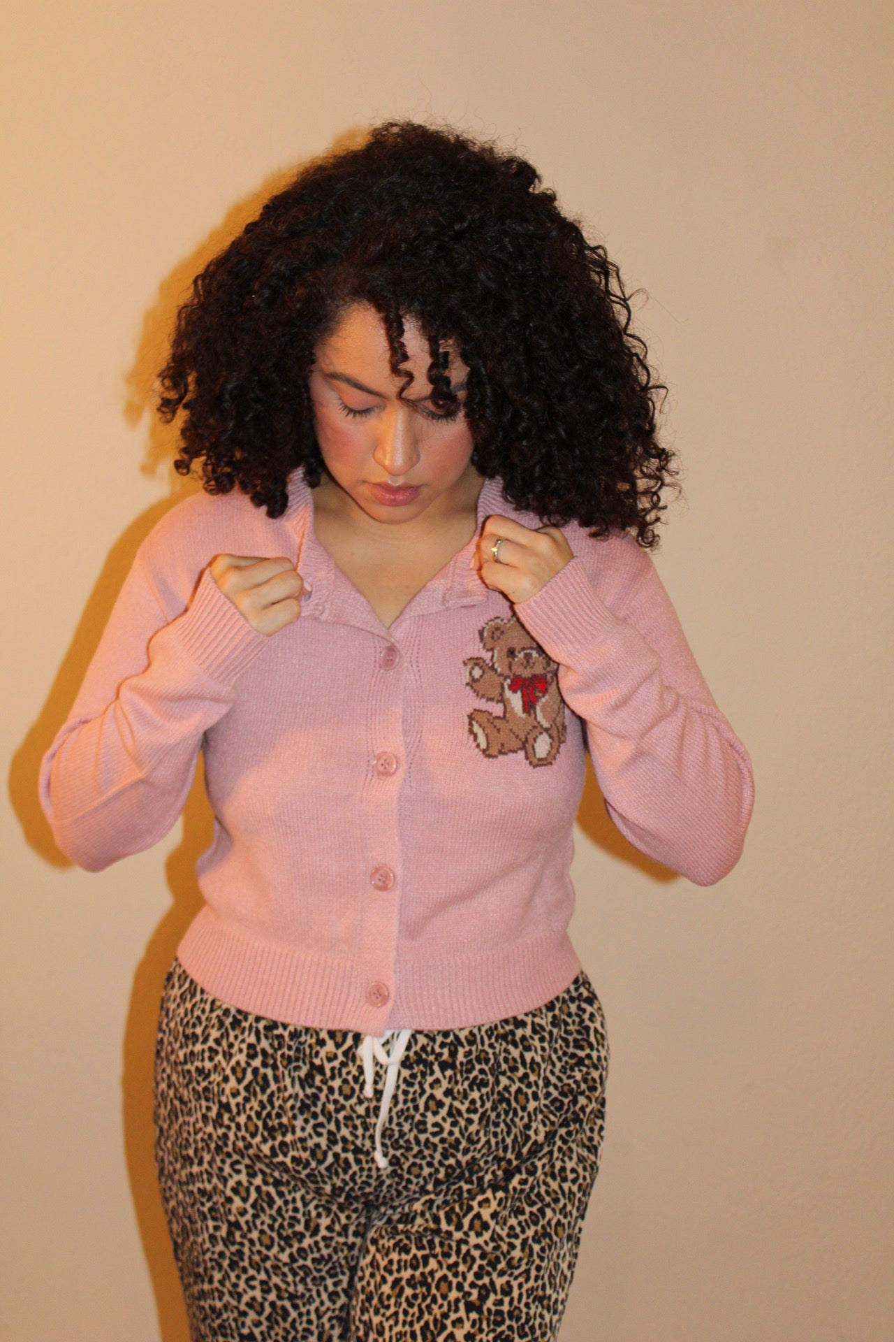 Seraphine Teddy Bear Cardigan Sweater