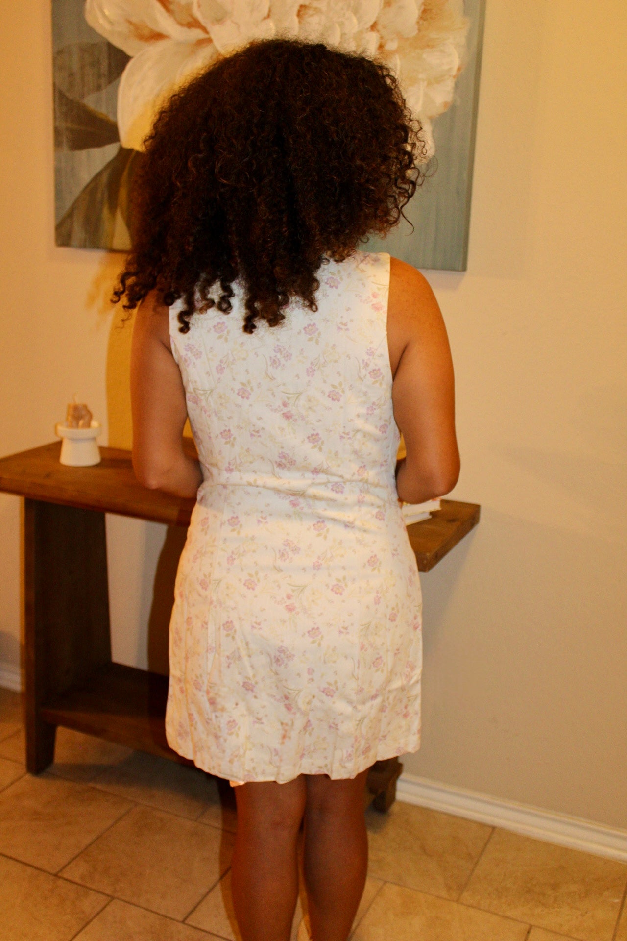 Dorah Floral Mini Button Down Dress