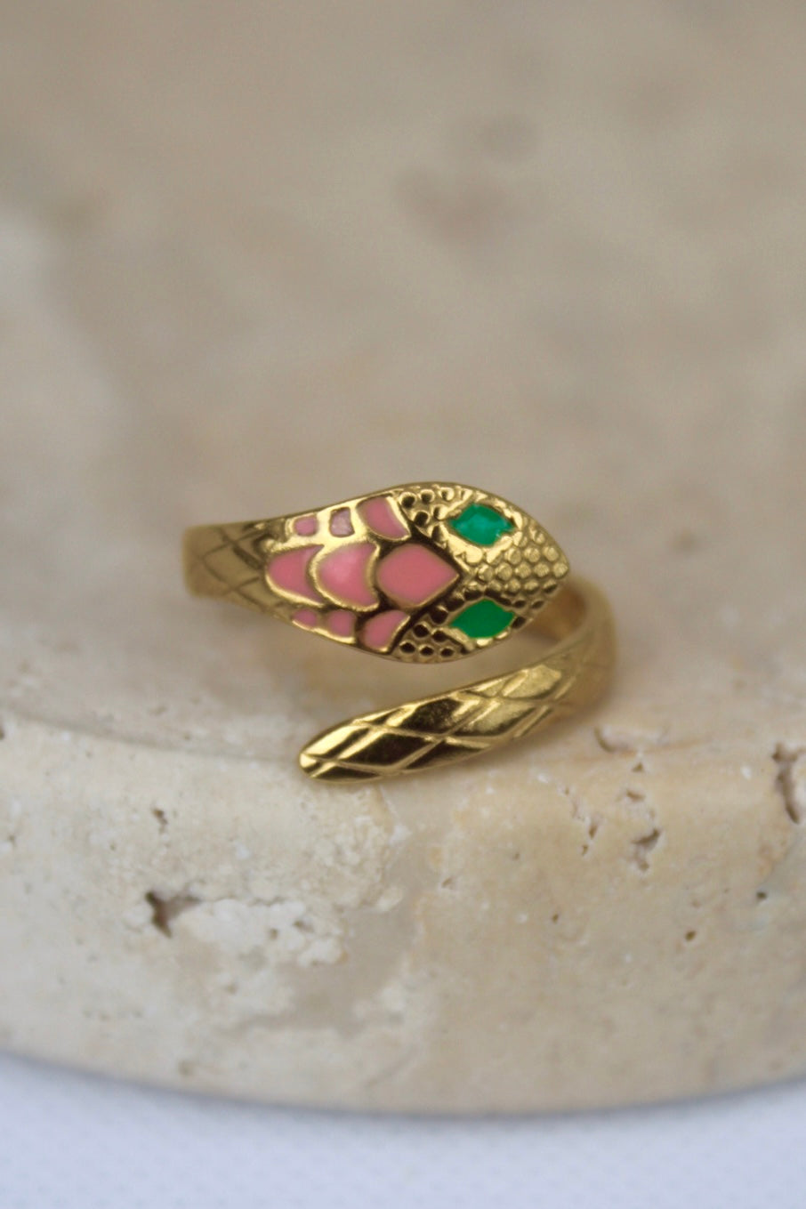 Bella Snake Adjustable Ring