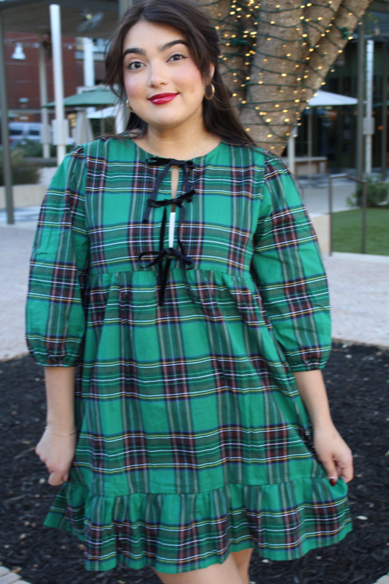 Hallmark Christmas Plaid Dress