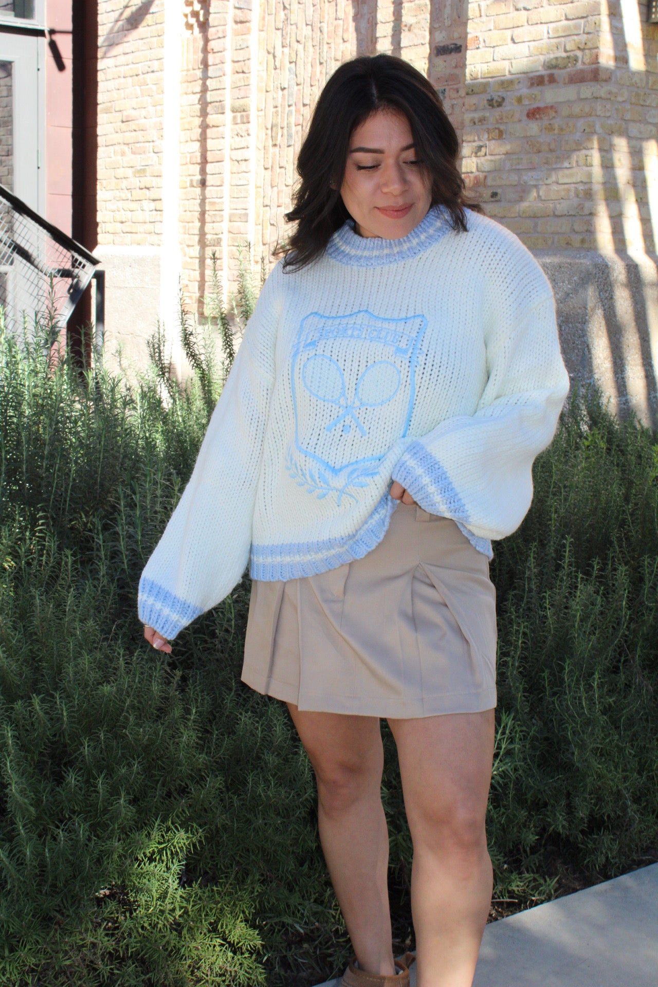 Sport Knitted Stitch Sweater