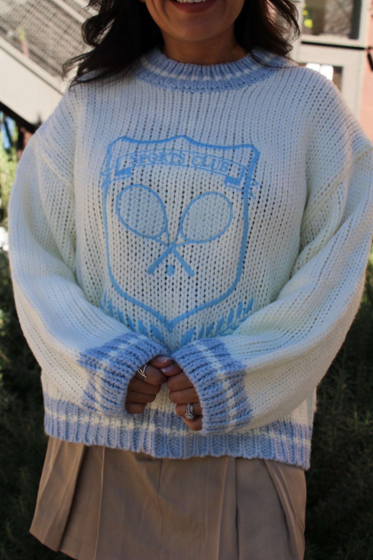 Sport Knitted Stitch Sweater