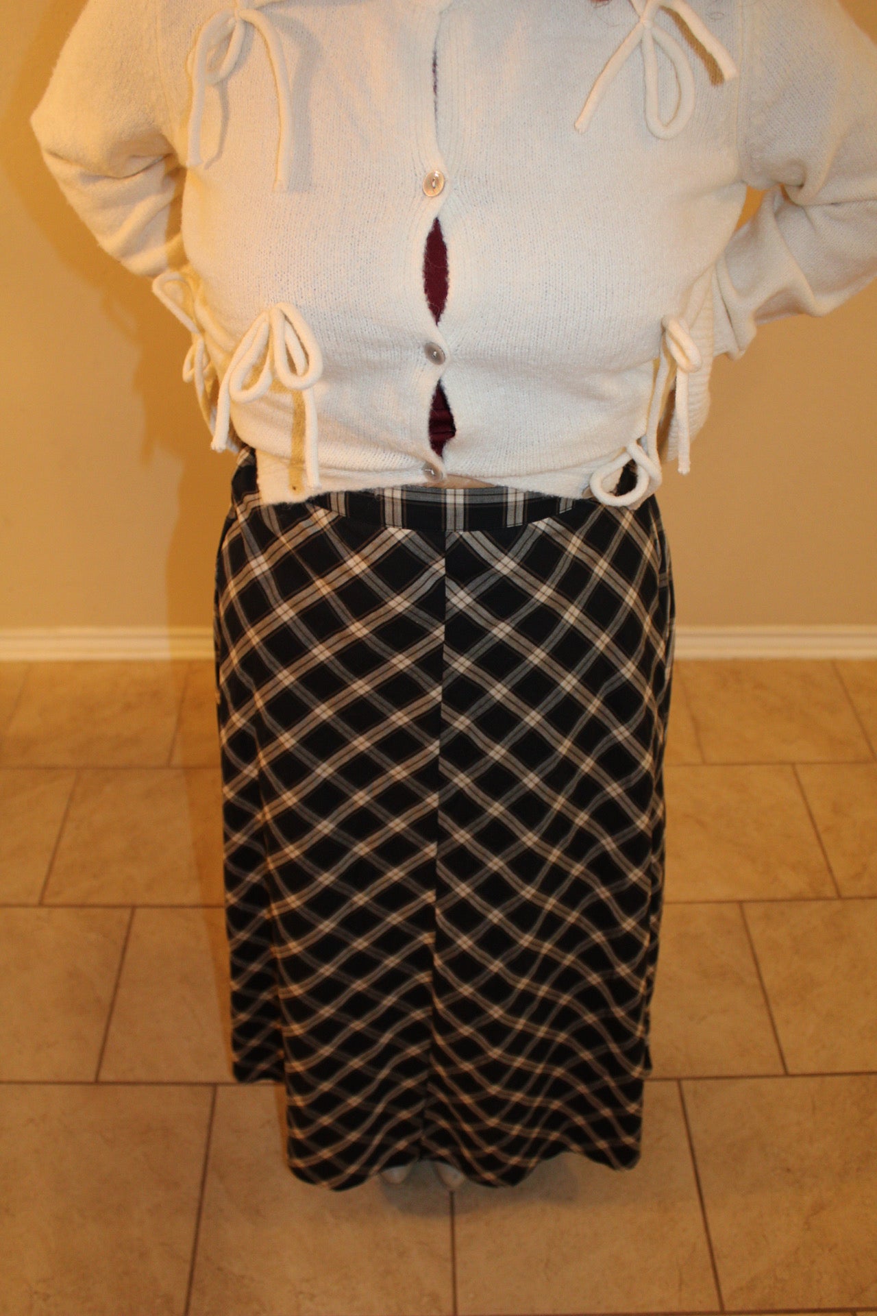 Mackenzie Plaid Maxi Skirt