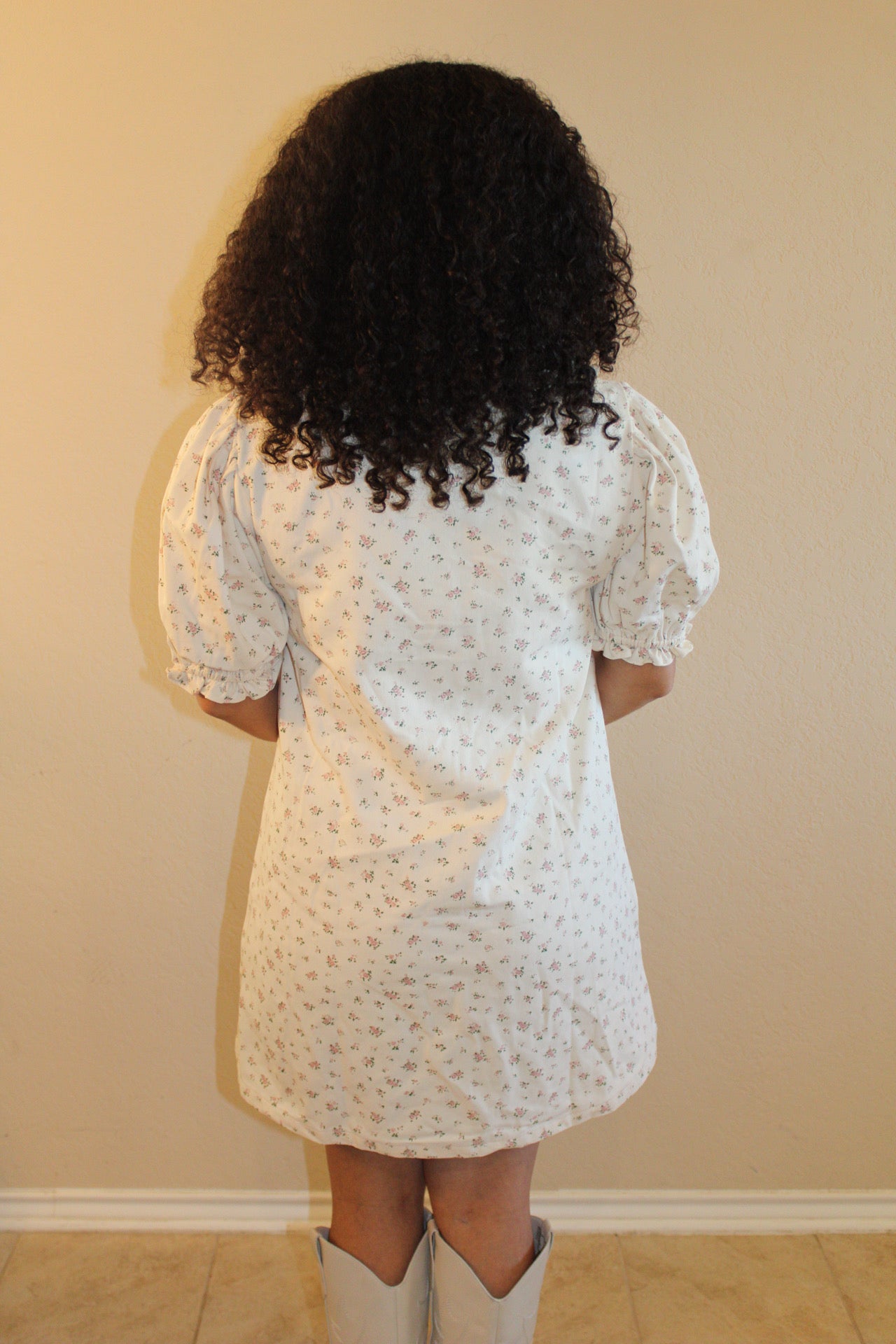 Denise Ditzy Floral Peter Pan Collar Dress