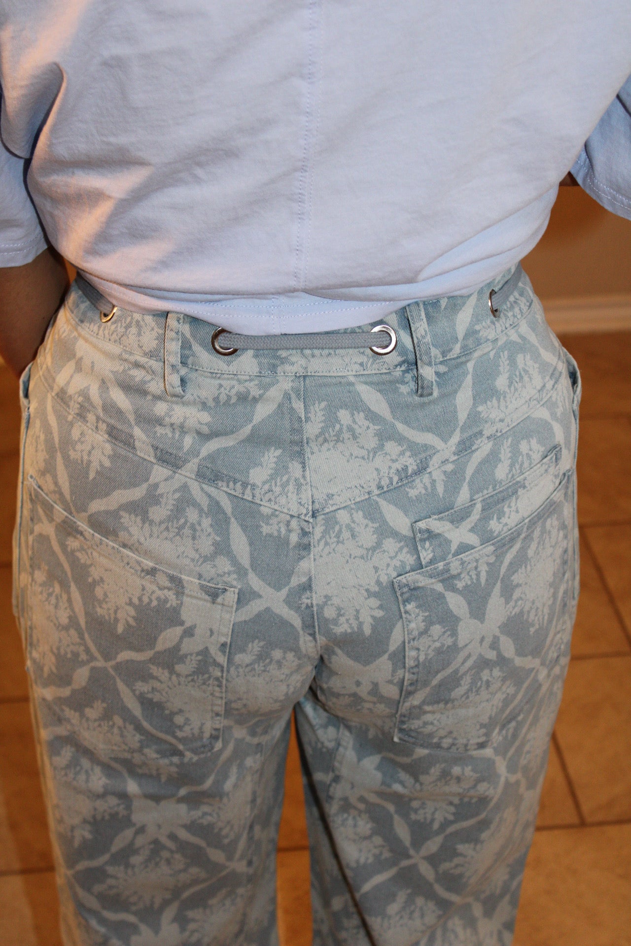 Lucy Lou Coquette Print Jeans