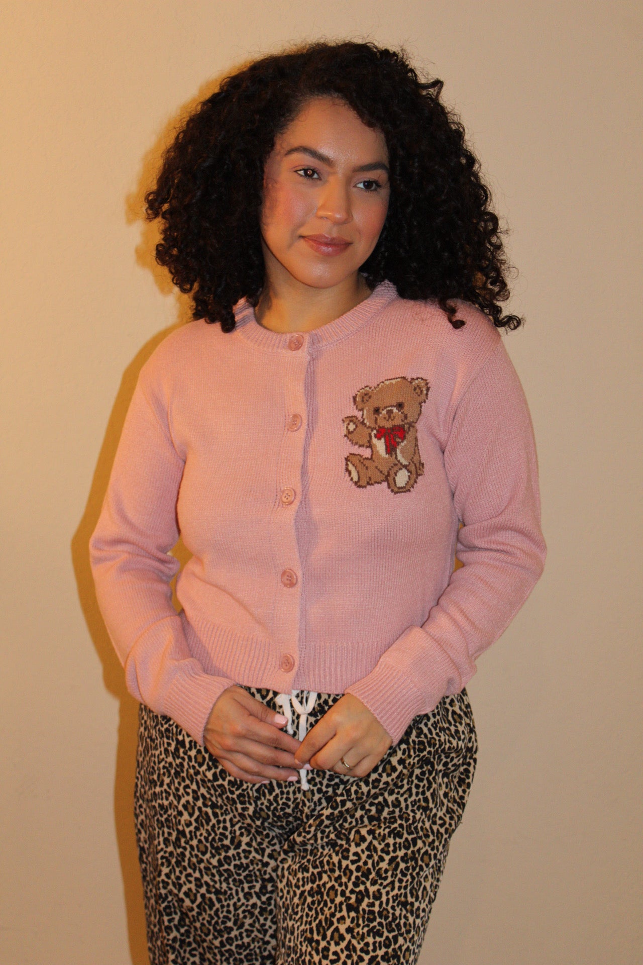 Seraphine Teddy Bear Cardigan Sweater