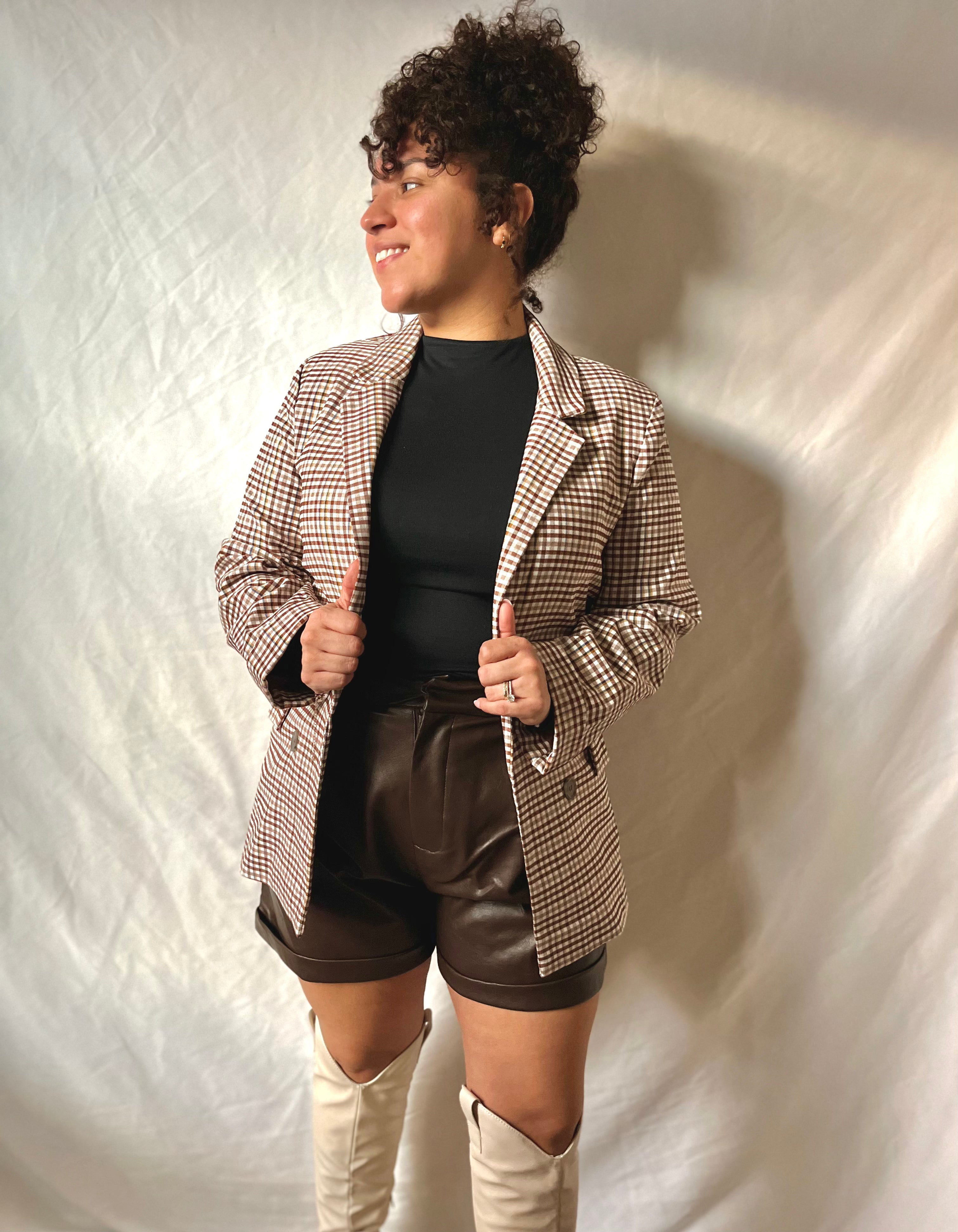 That Girl Faux Leather Shorts