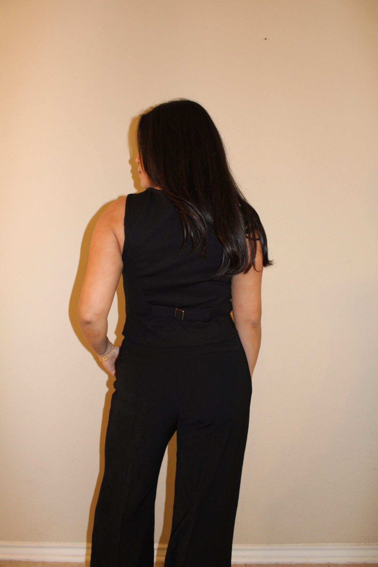 Brooklyn Gold Button Vest