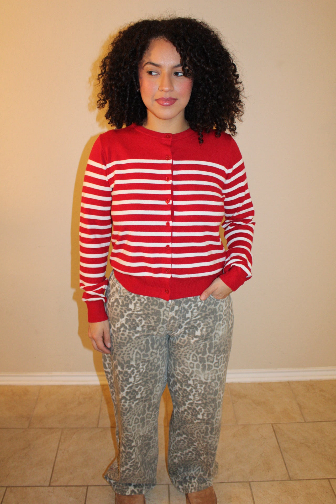 Farrah Striped Cardigan