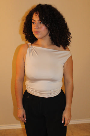 Astrid Asymmetrical One Shoulder Top