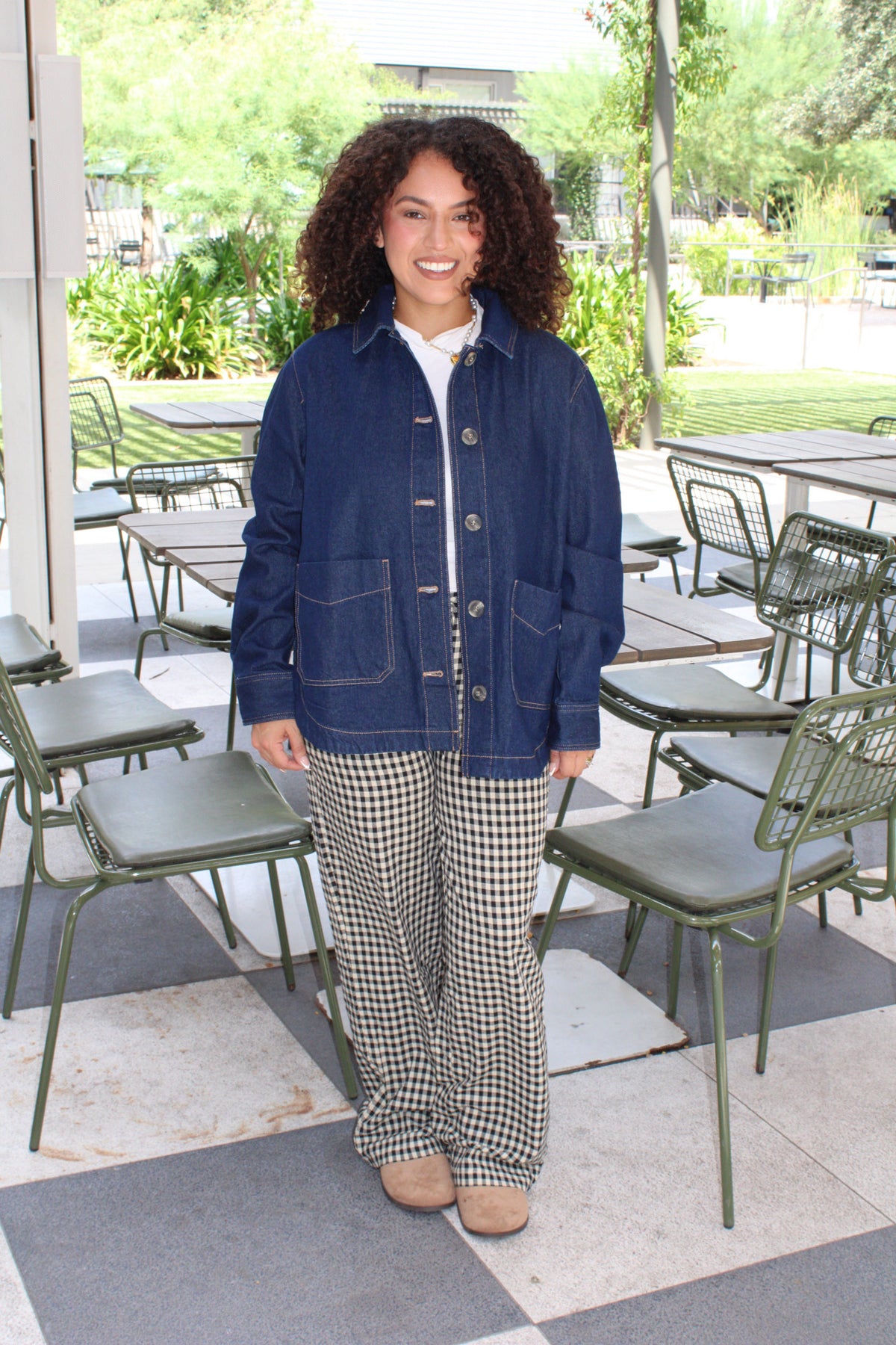 Apple Picking Checkered Pants