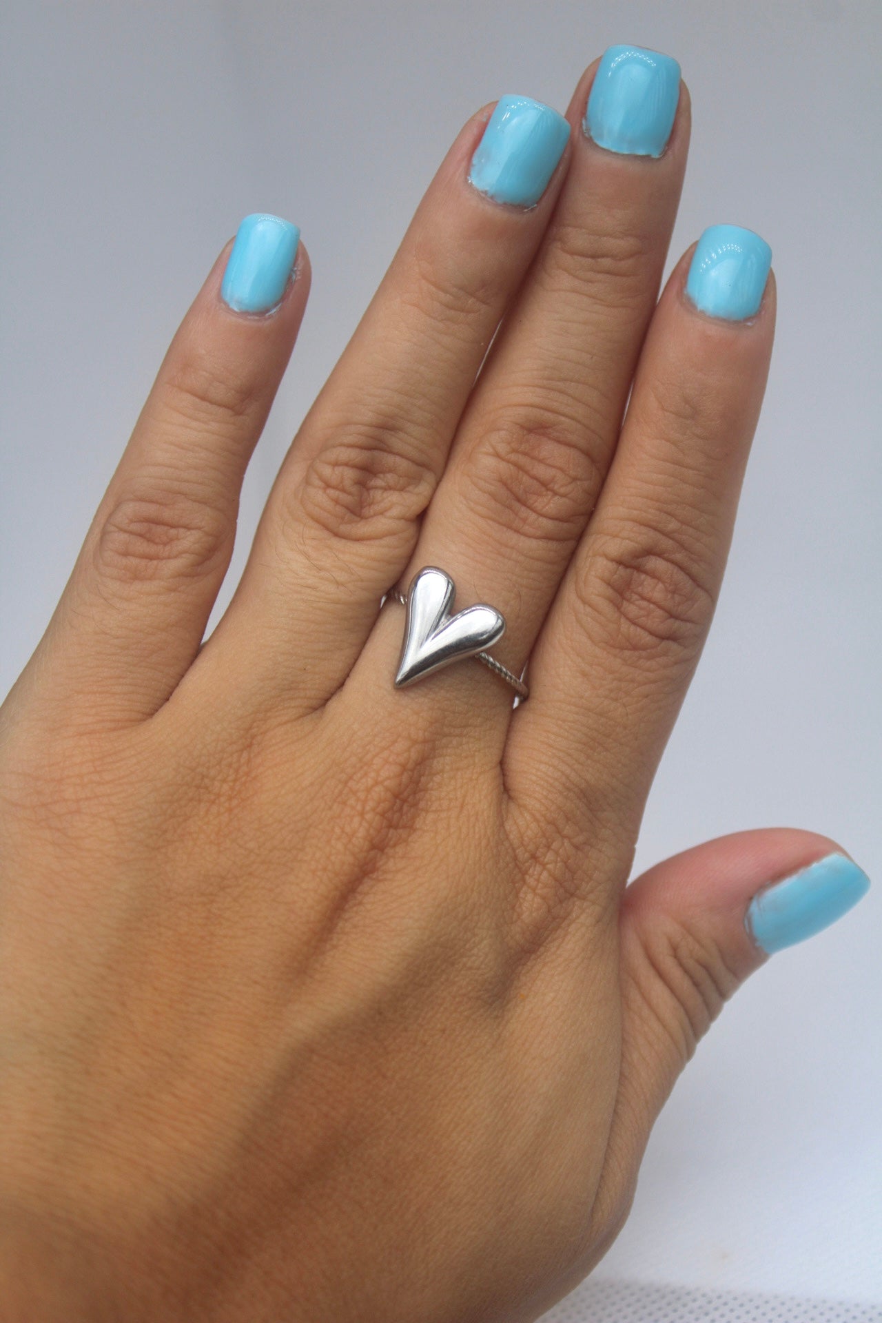 Brix Heart Statement Adjustable Ring
