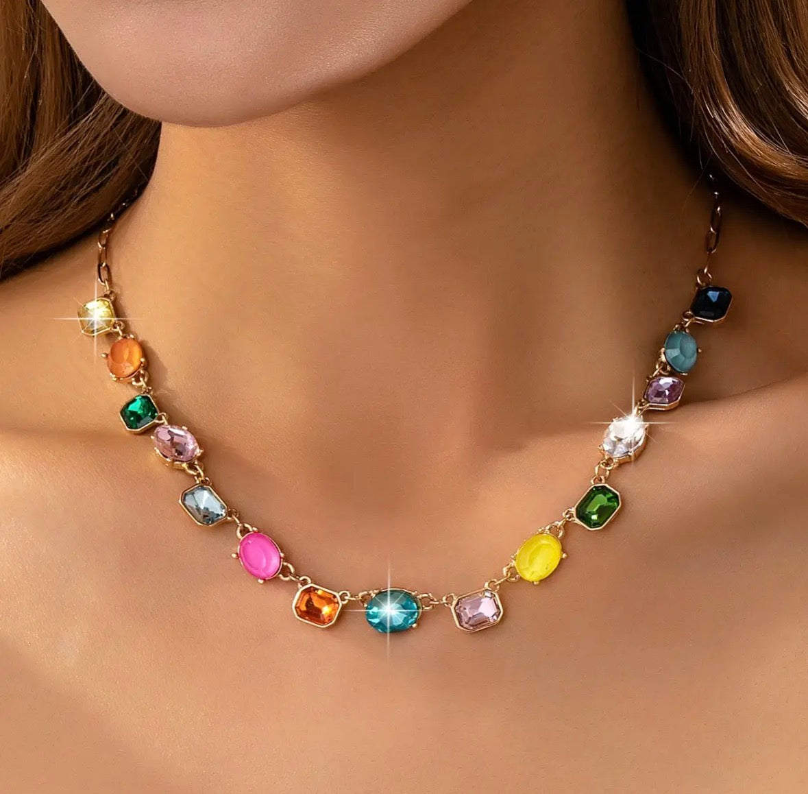 Jillia Gemstone Necklace