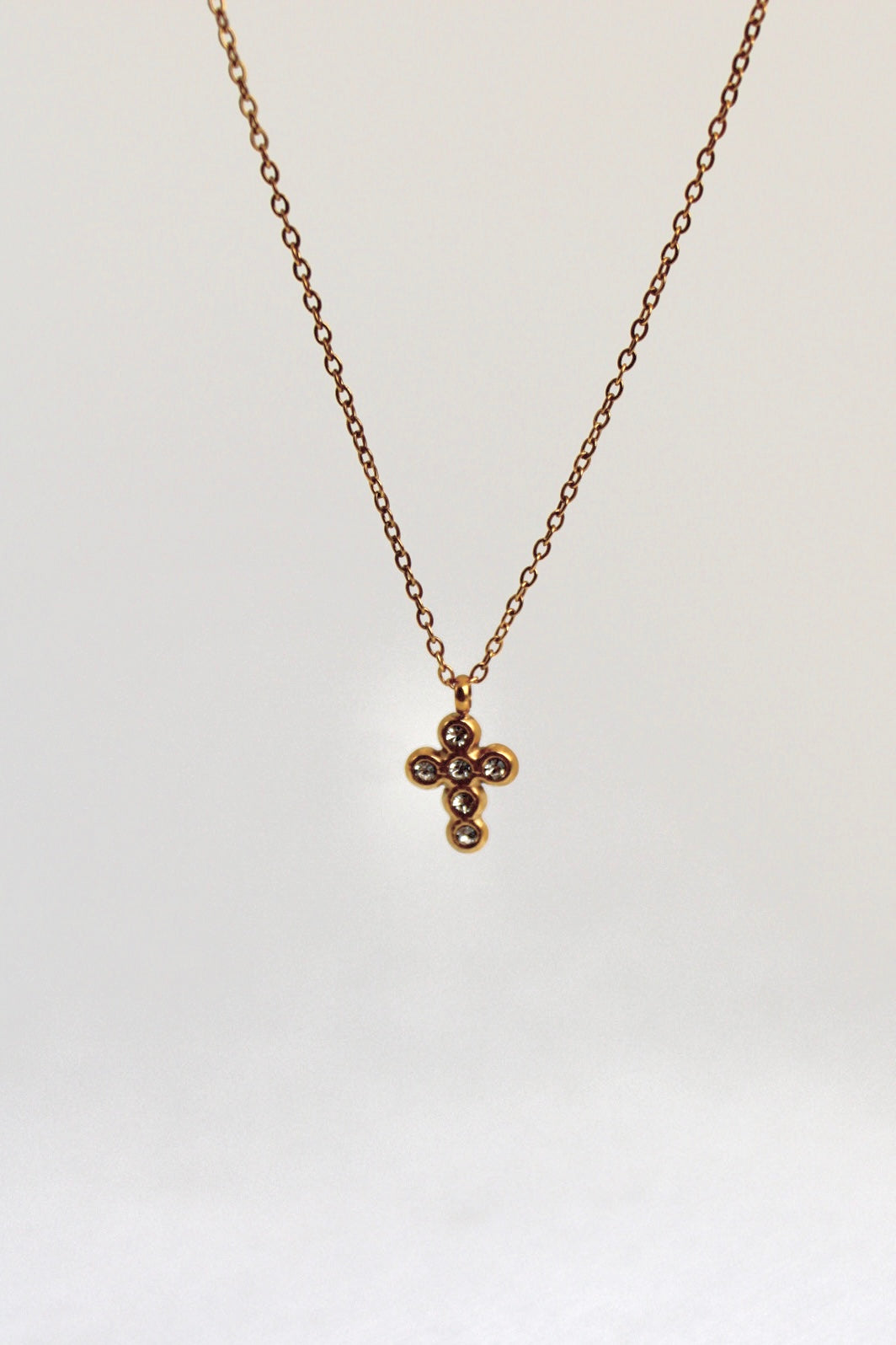 Danya Diamond Cross Necklace