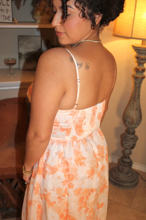 Ina Rose Corset Midi Dress