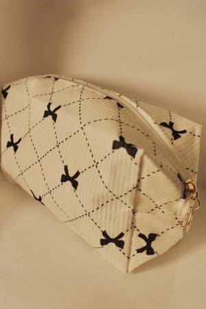 Lucy Coquette Bow Makeup Bag