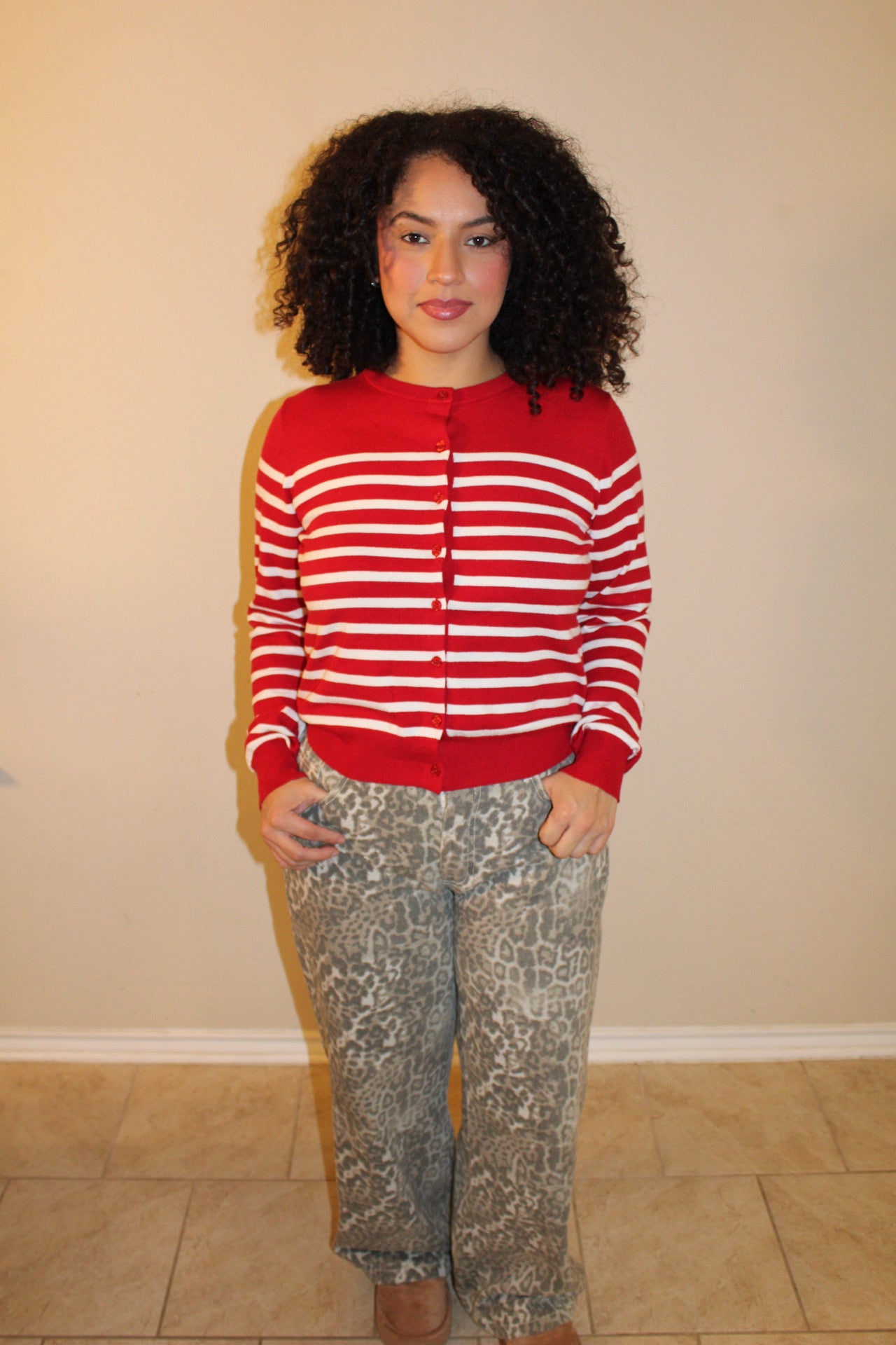 Farrah Striped Cardigan