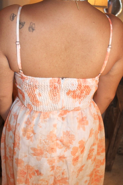 Ina Rose Corset Midi Dress