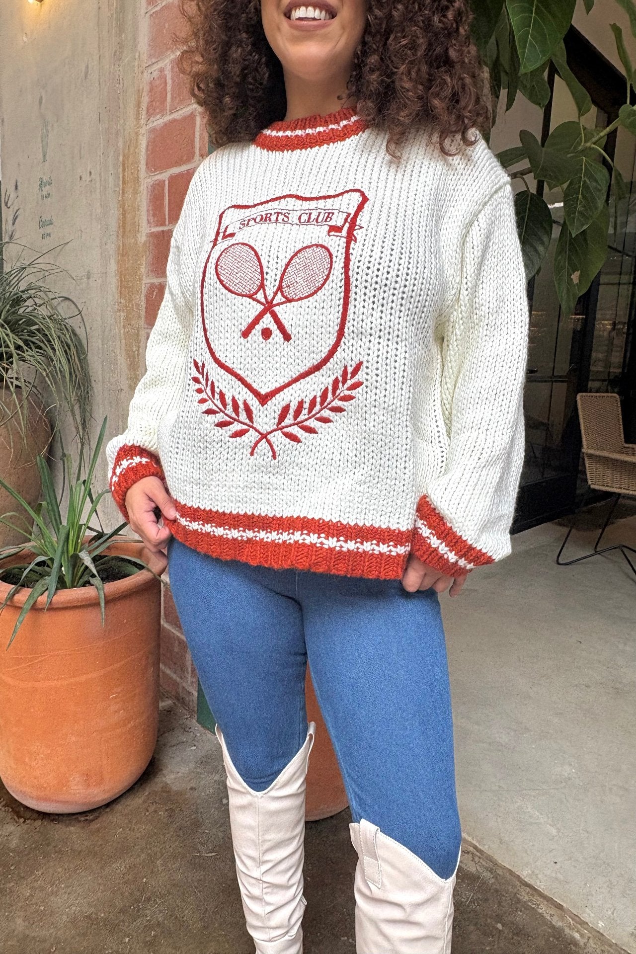 Sport Knitted Stitch Sweater