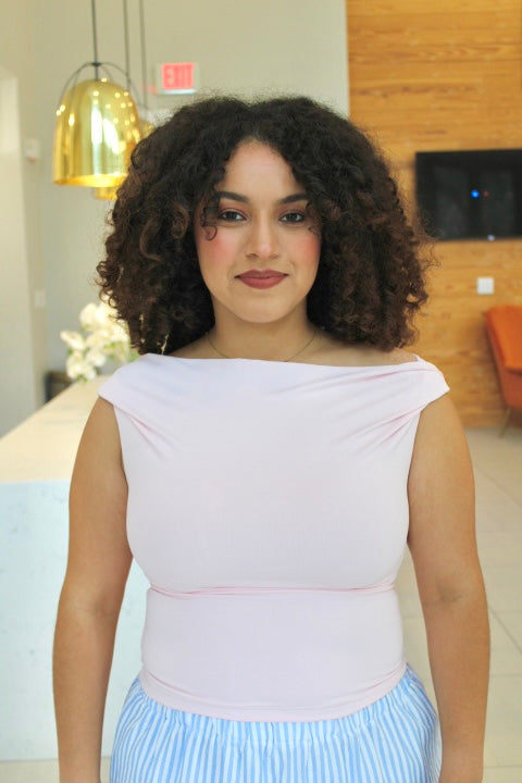 Celia Contour Off The Shoulder Top