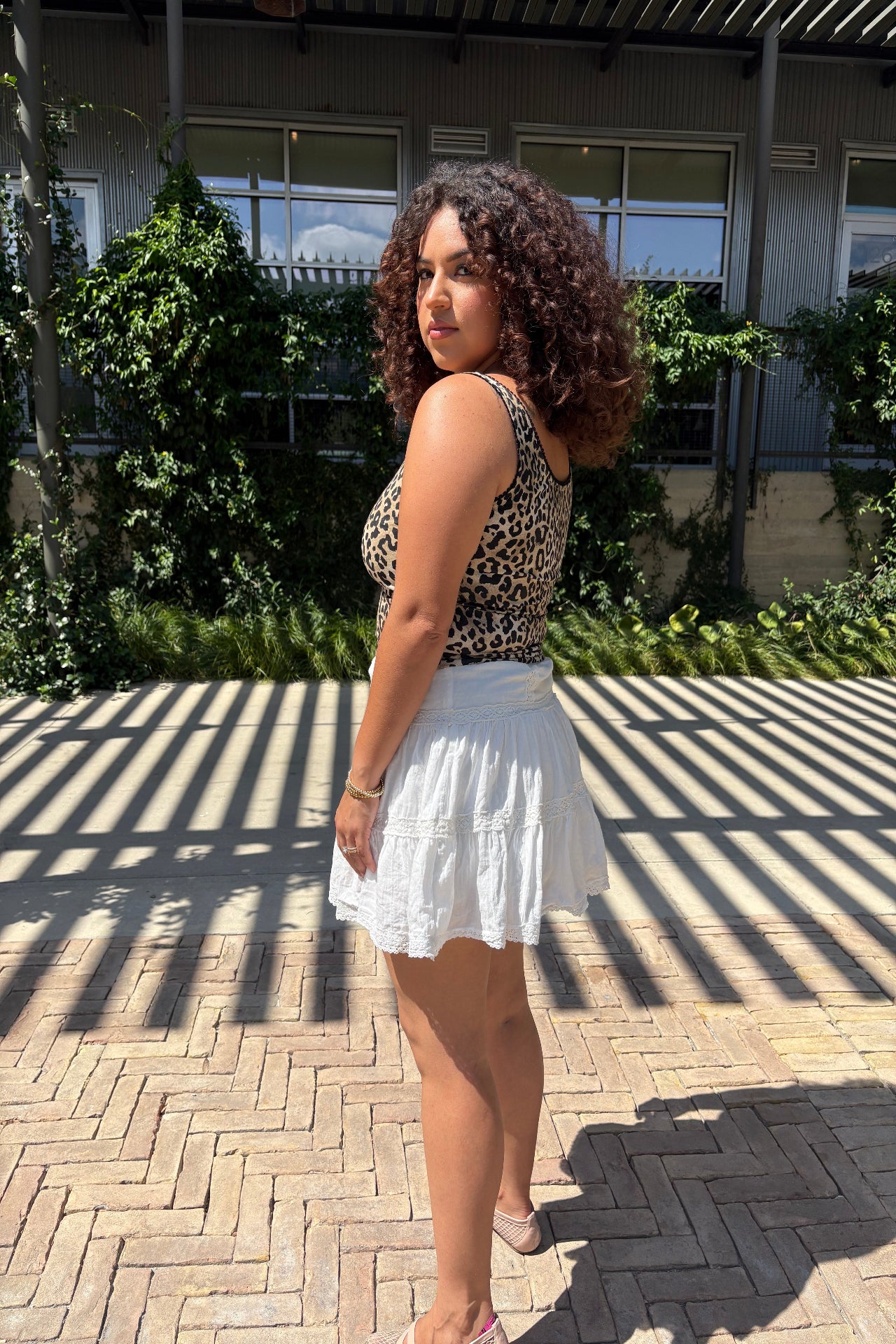 In The Wild Lace Trim Tank