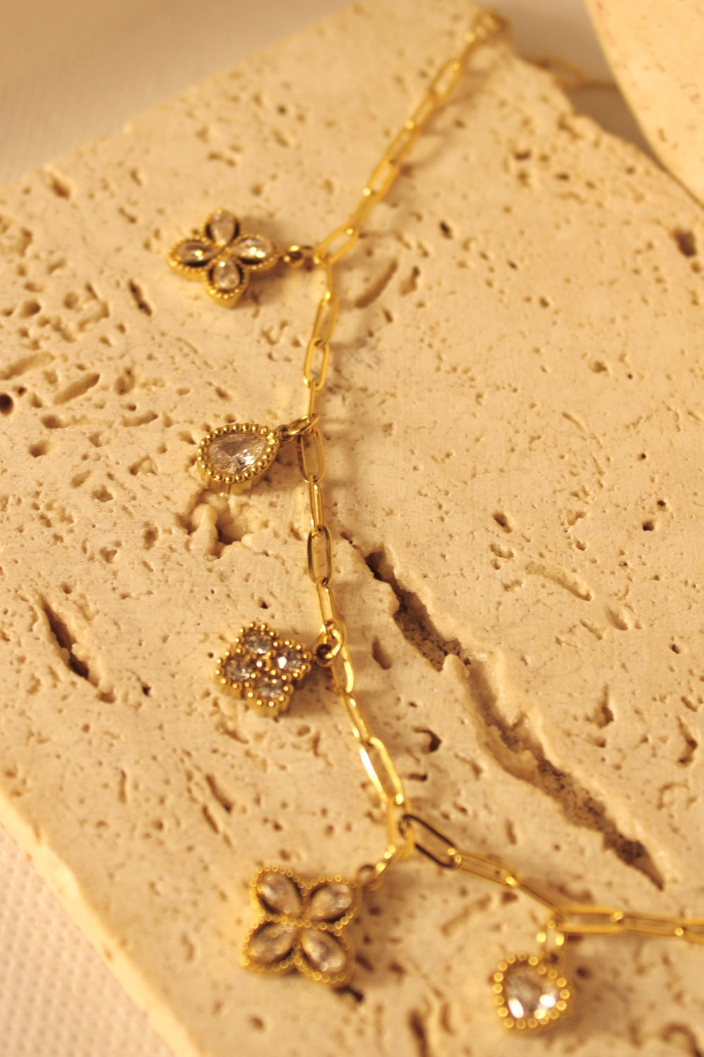 Alaida Clover Charm Necklace