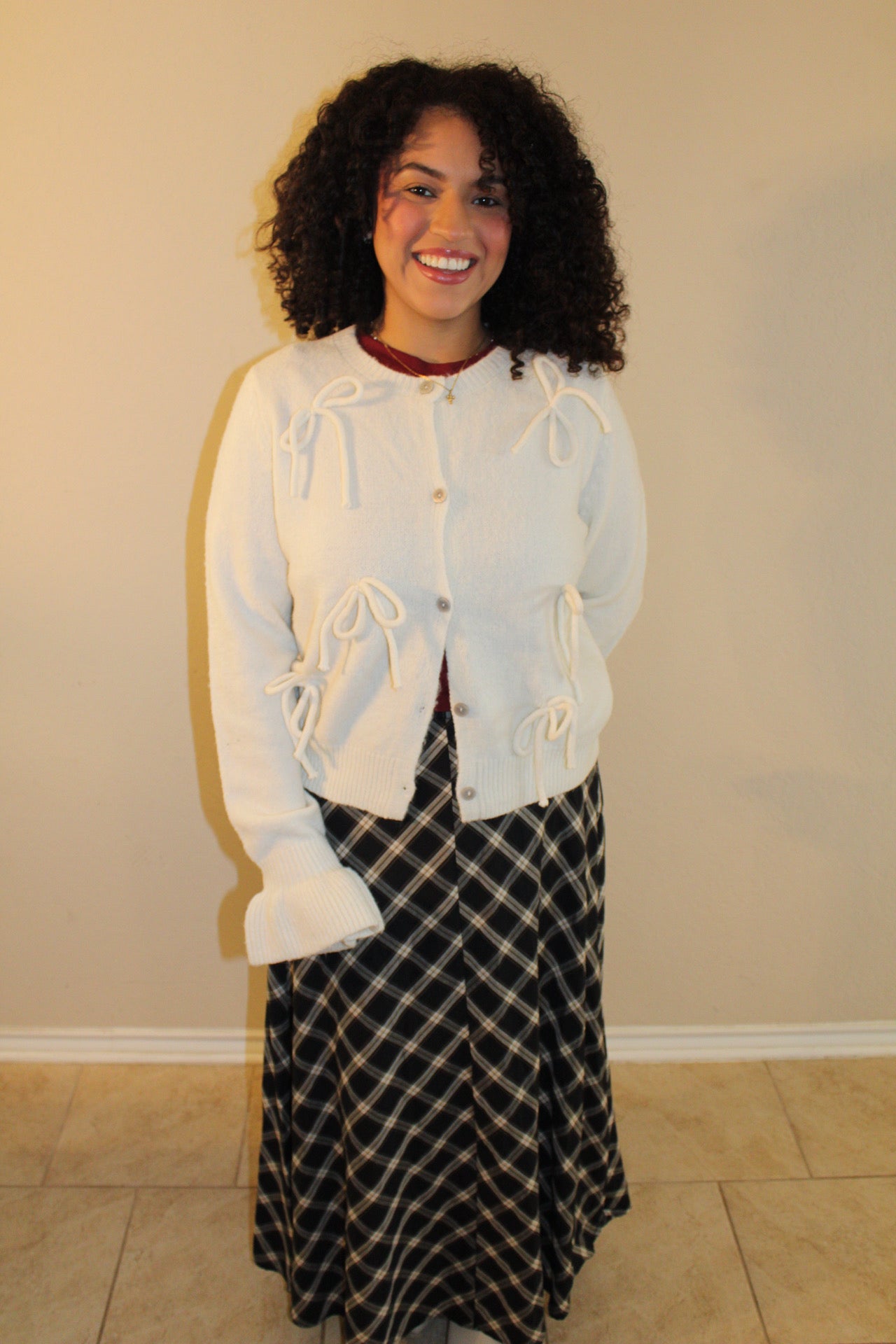 Mackenzie Plaid Maxi Skirt