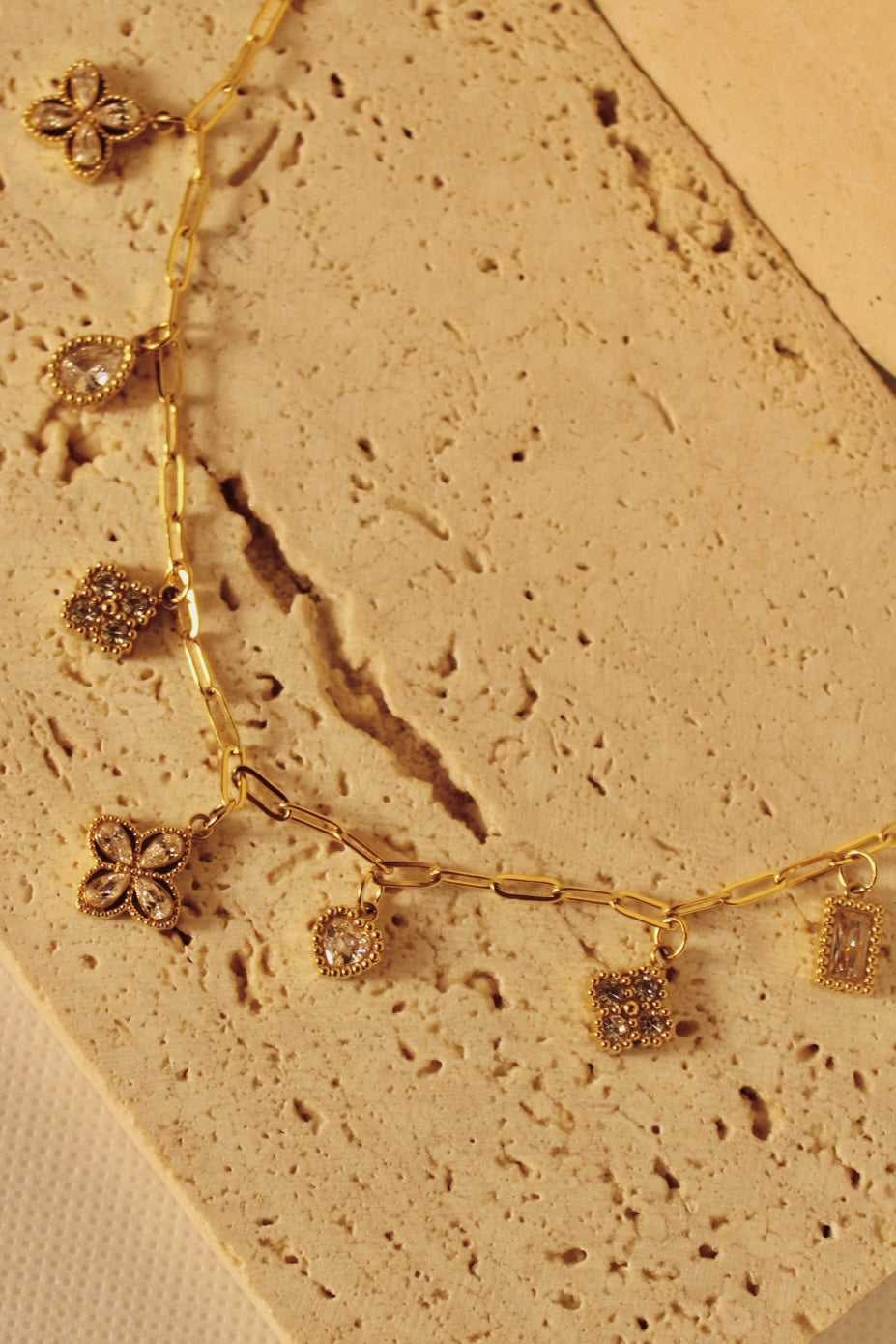 Alaida Clover Charm Necklace