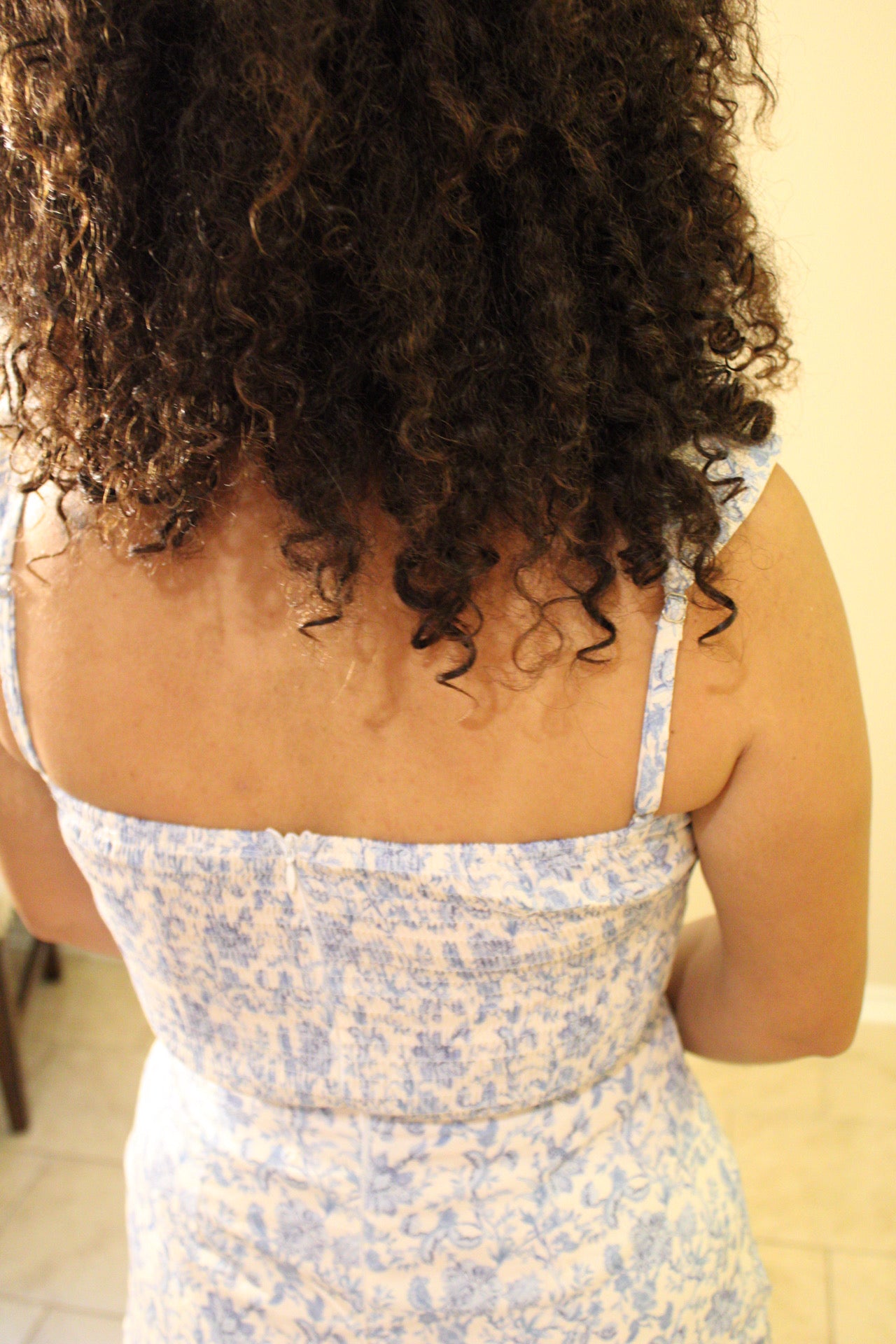 Floral Square Neck Mini Dress