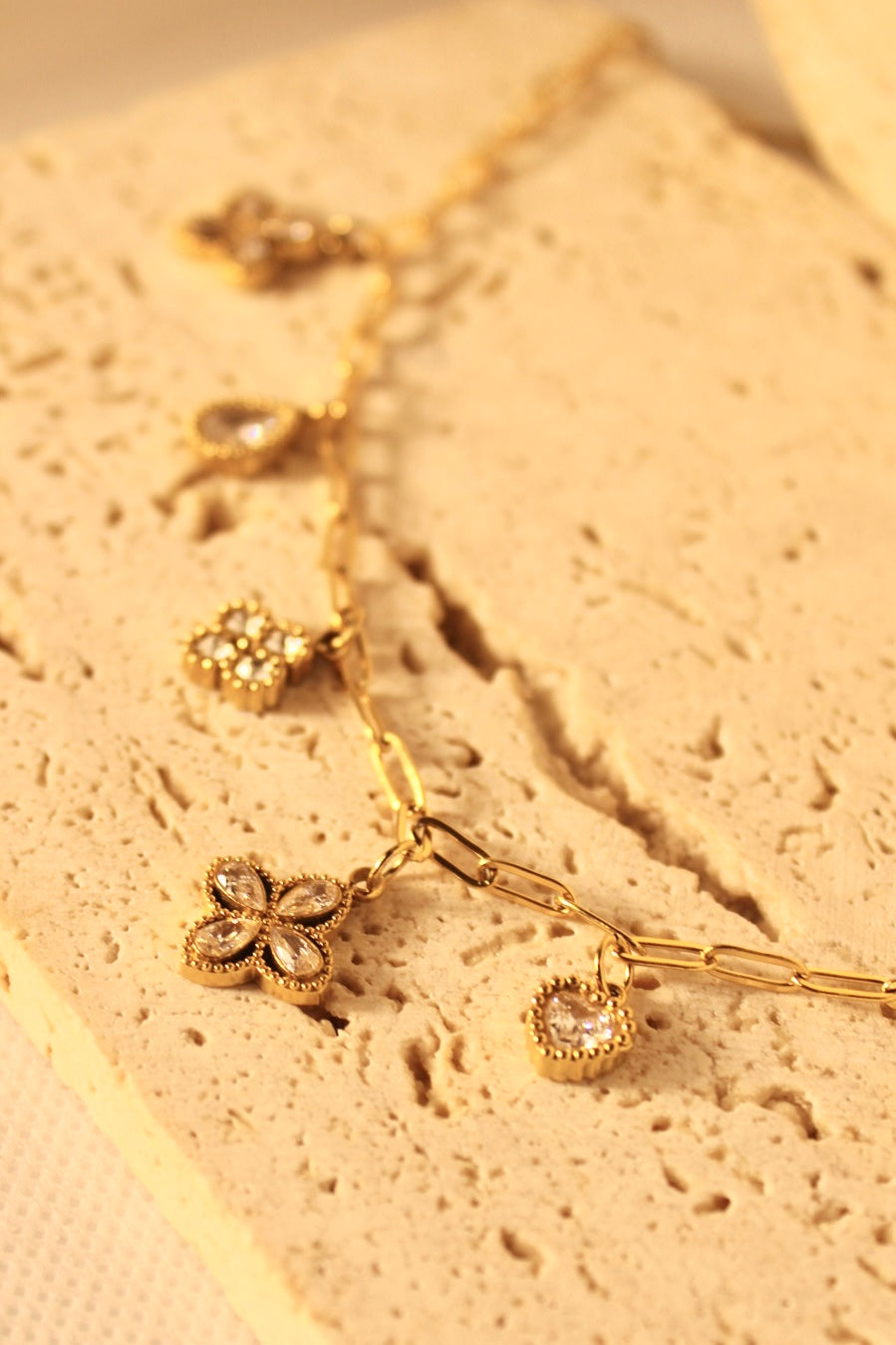 Alaida Clover Charm Necklace