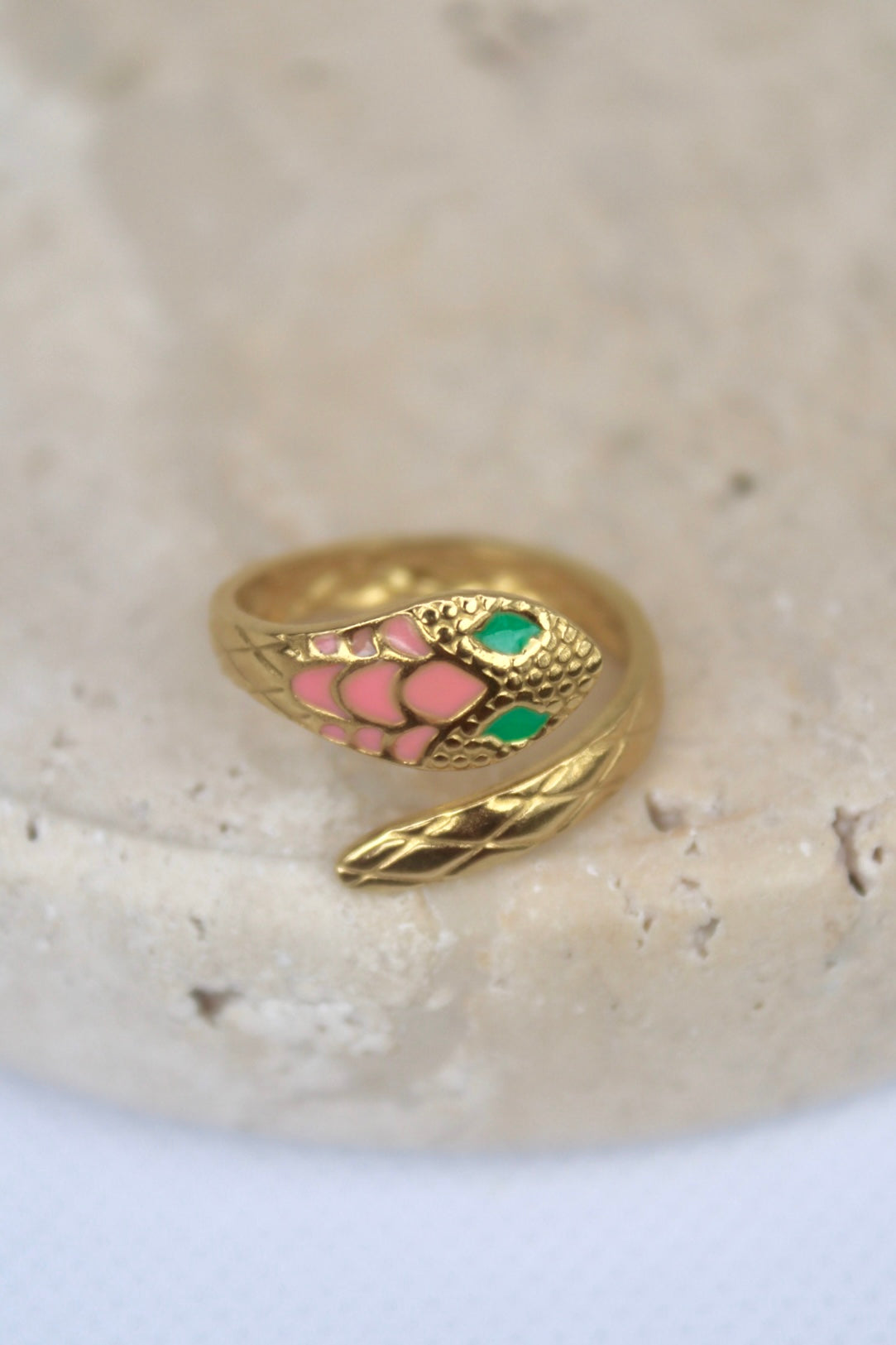 Bella Snake Adjustable Ring