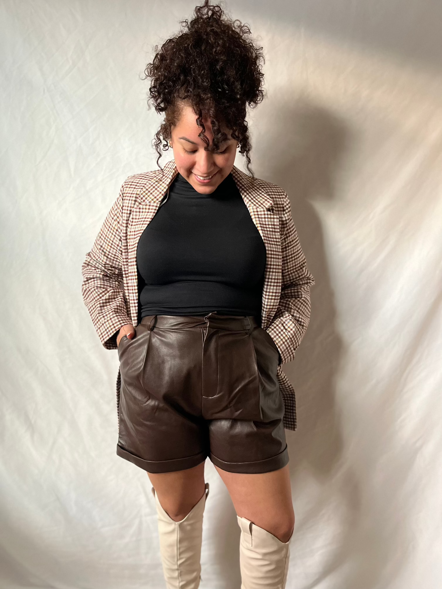 That Girl Faux Leather Shorts