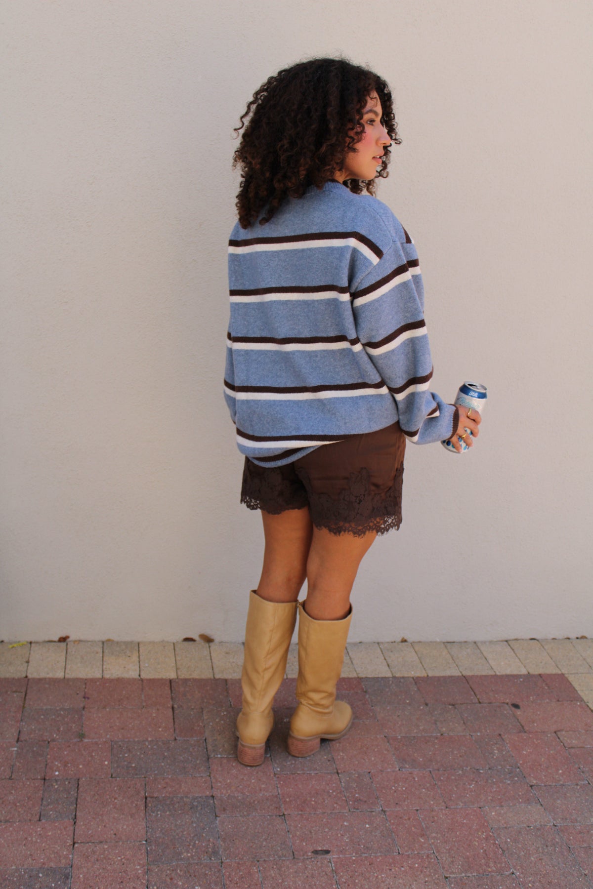 Fall Meadow Striped Cardigan