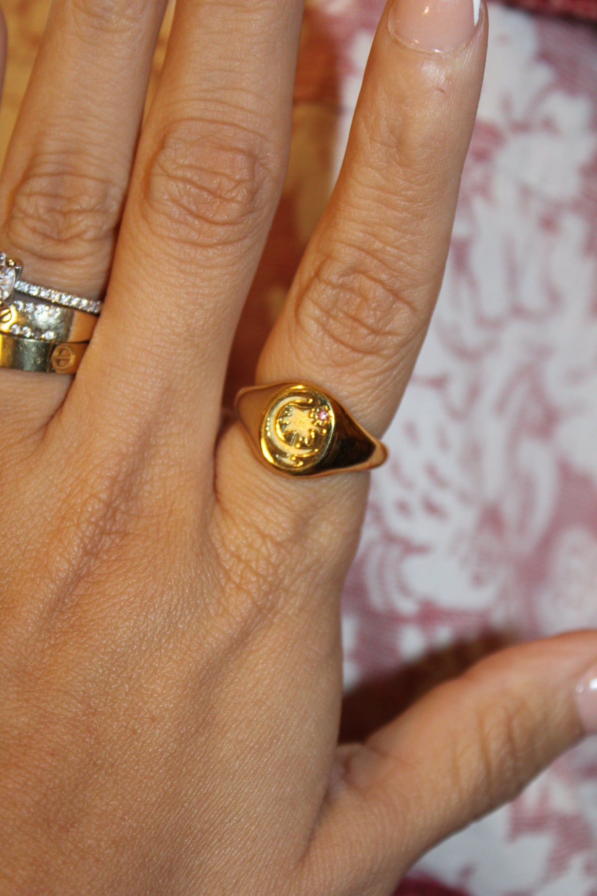 La Playa Palm Tree Ring