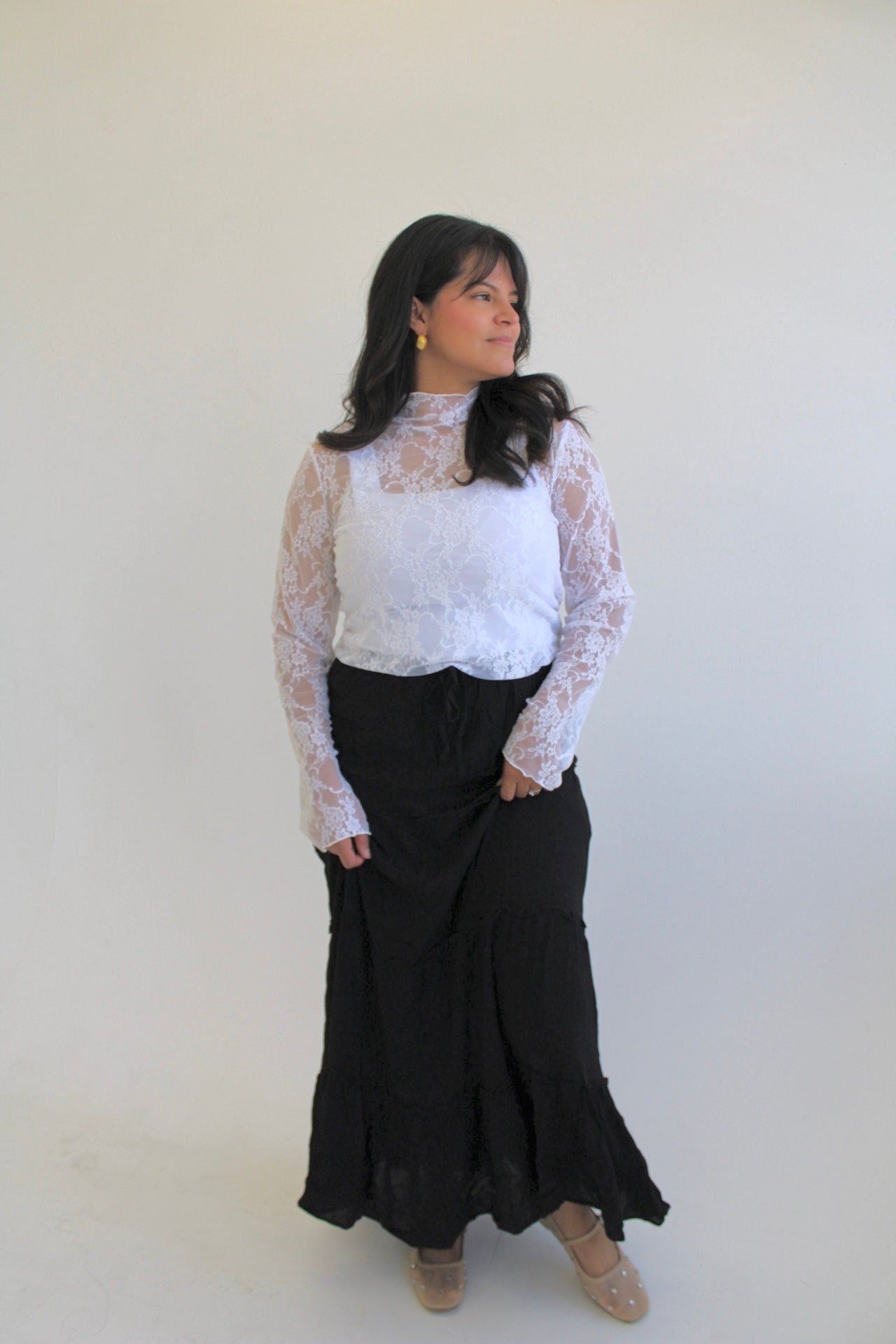 Camille Lace Layering Top