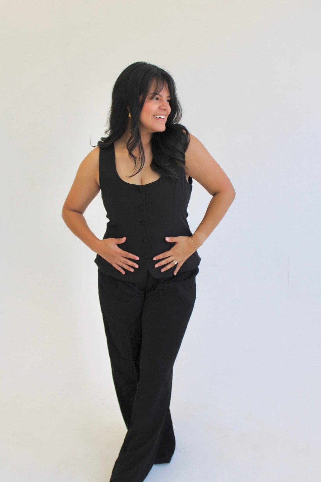 Sleek and Chic Scoop Neck Top