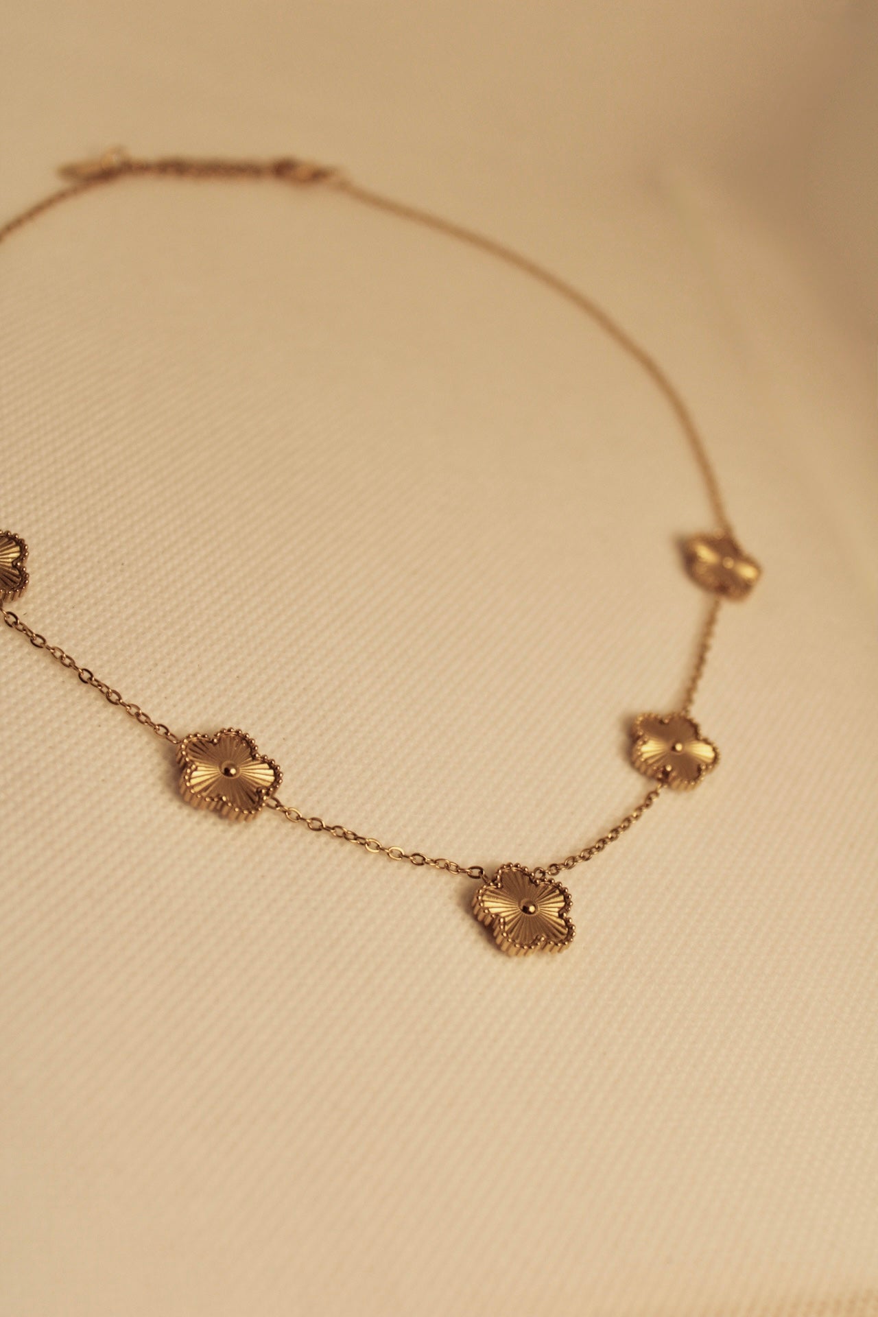 Olive Floral Necklace