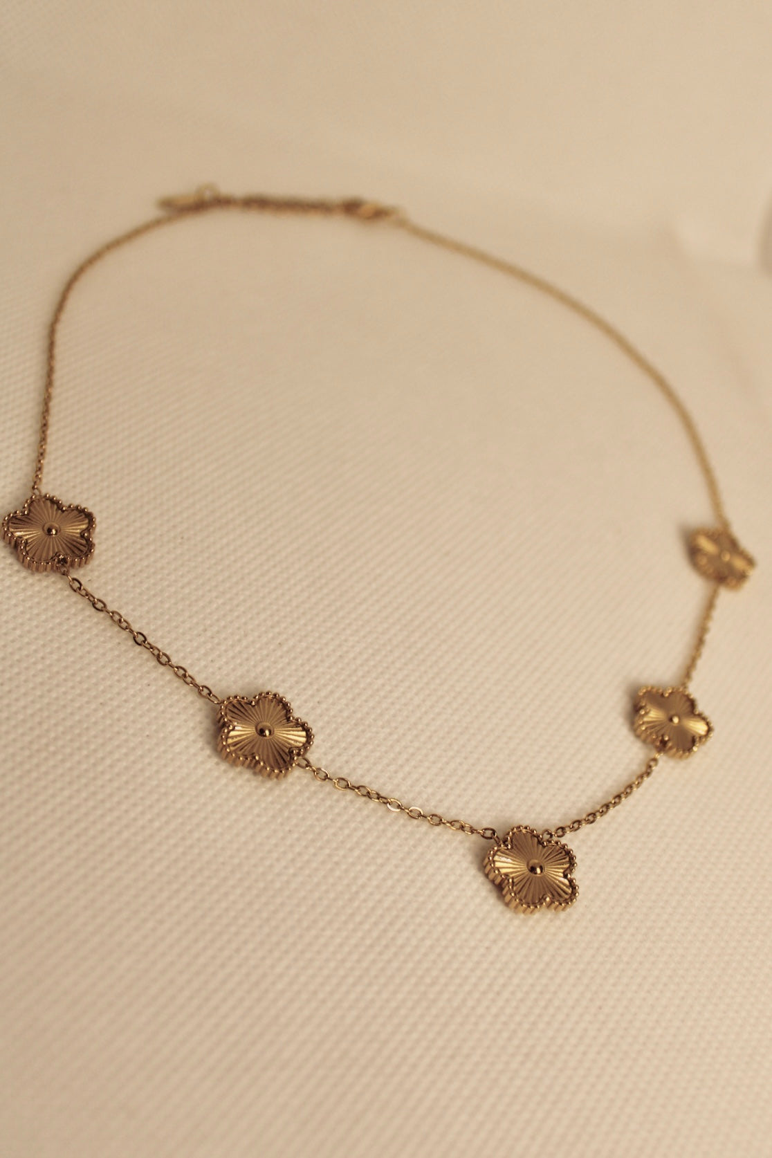 Olive Floral Necklace