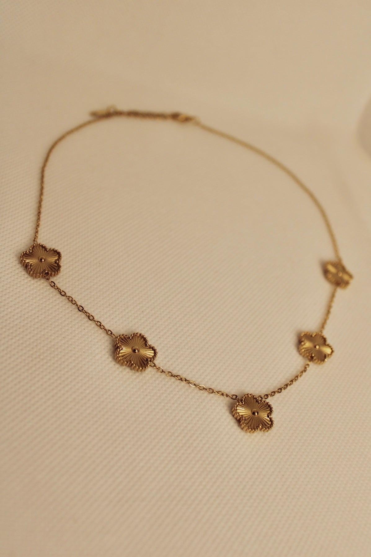 Olive Floral Necklace